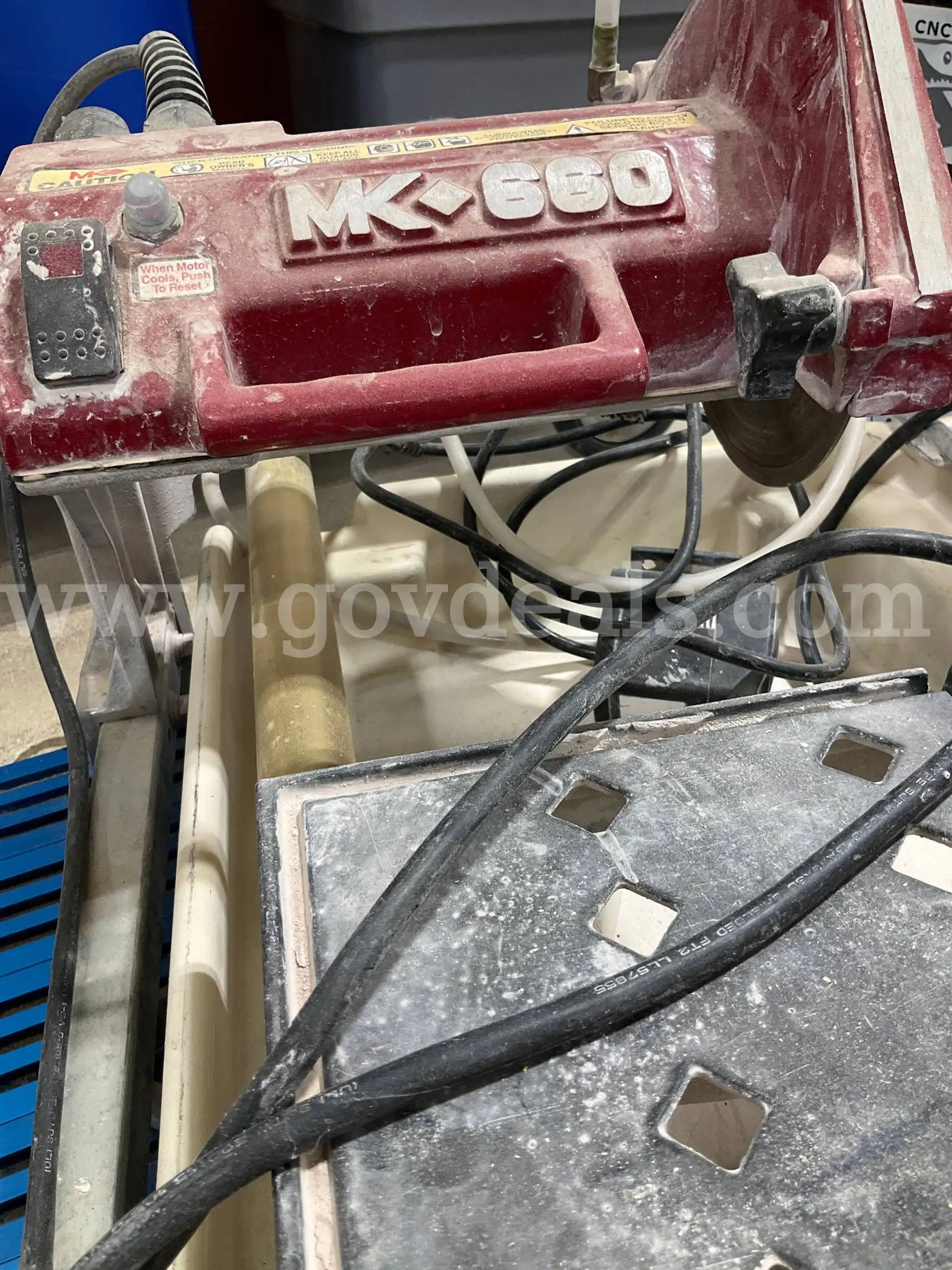 MK-660 7 Commercial Tile & Stoneware Wet Tile Saw