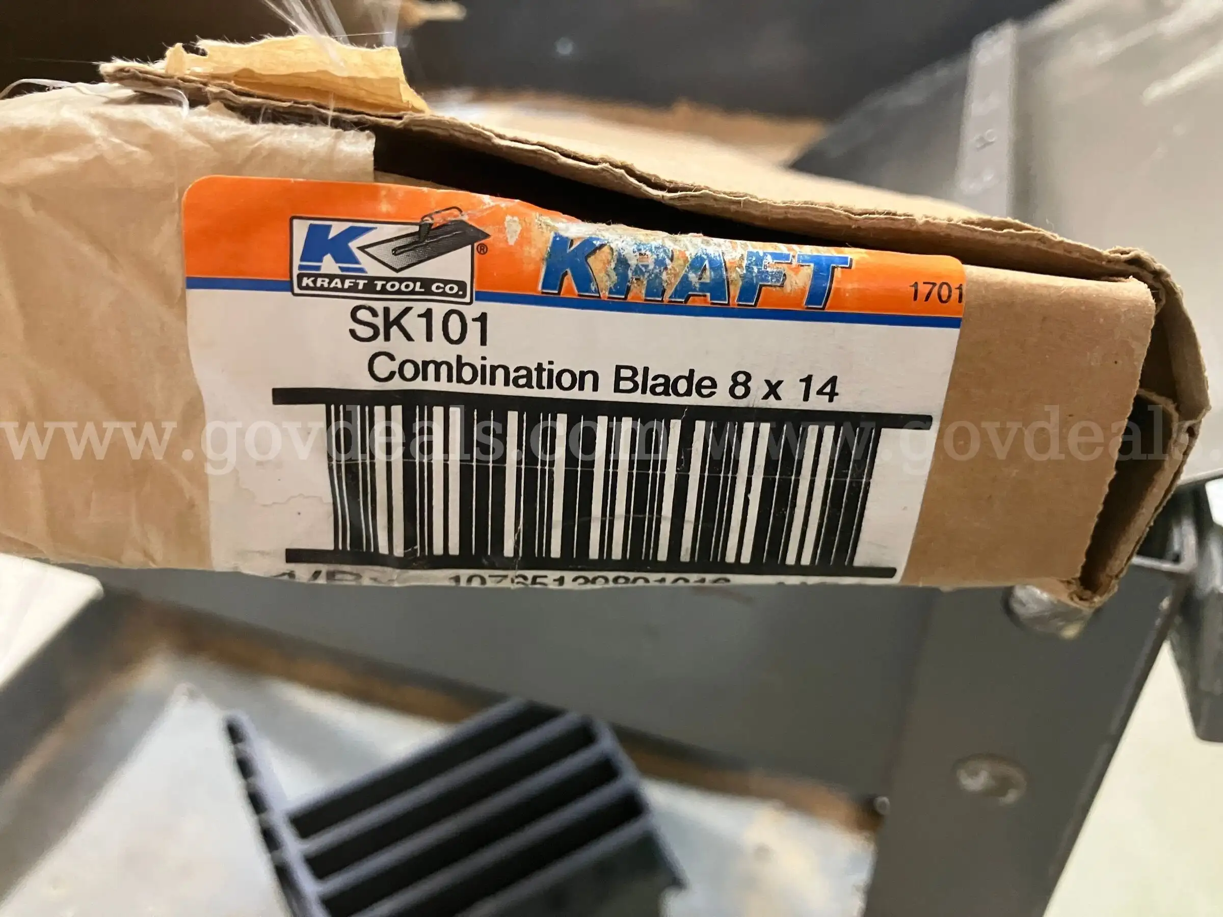NEW Kraft Tool SK101 8 x 14 Concrete Power Trowel Combination Blades (Set of 4)