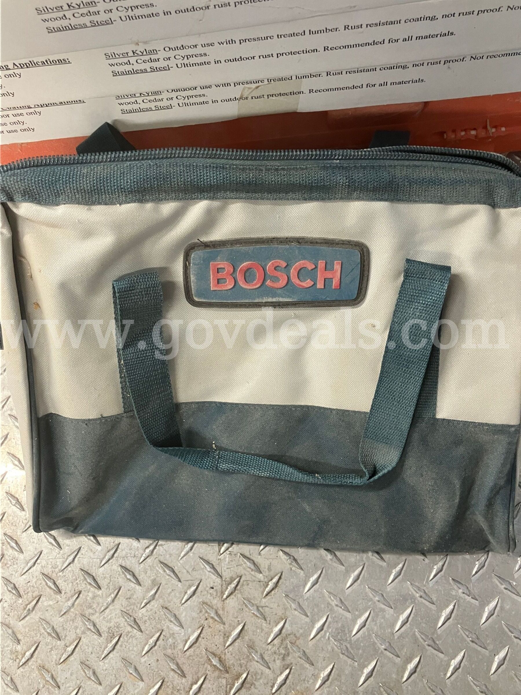 Official Bosch Heavy-Duty Canvas Power Tool Tote Bag