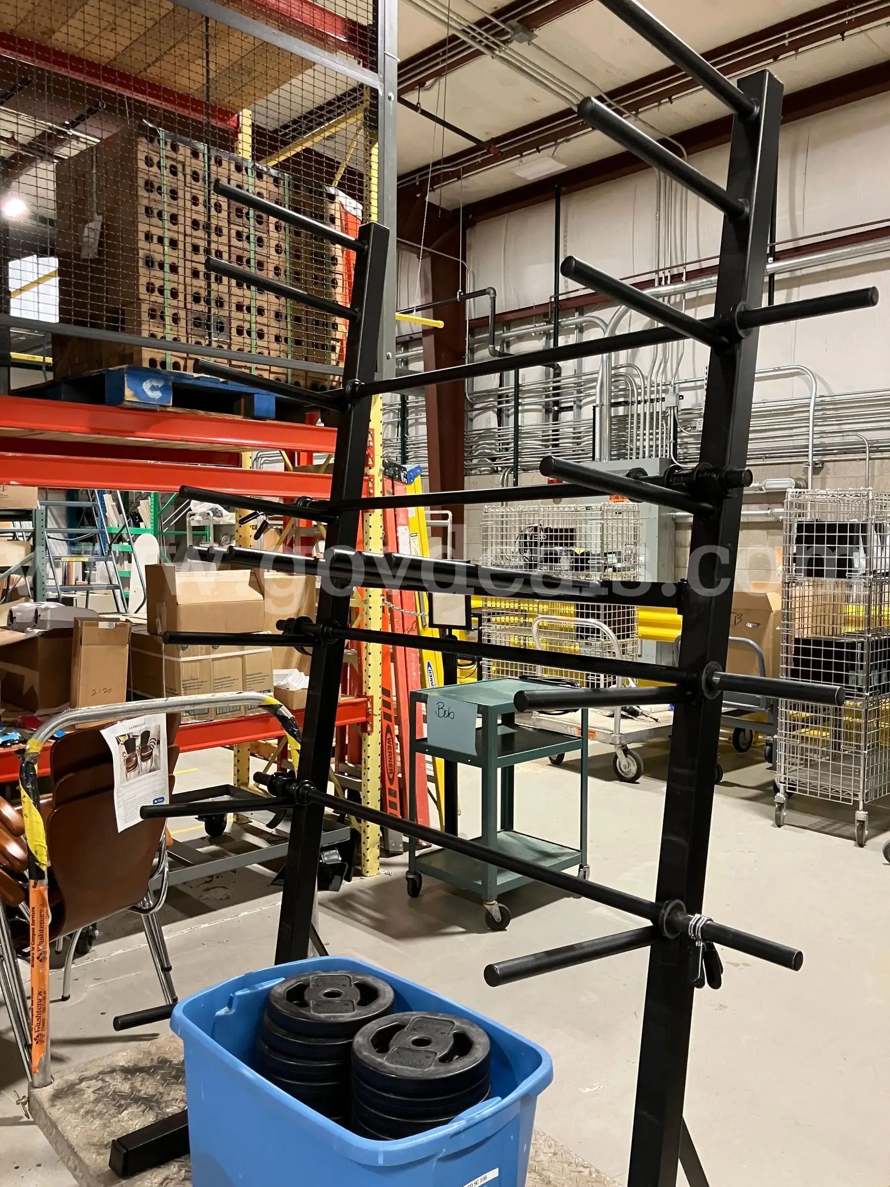 Les Mills BodyPump Commercial Weight Storage Rack & Plate Set Group Fitness Gym Equipment