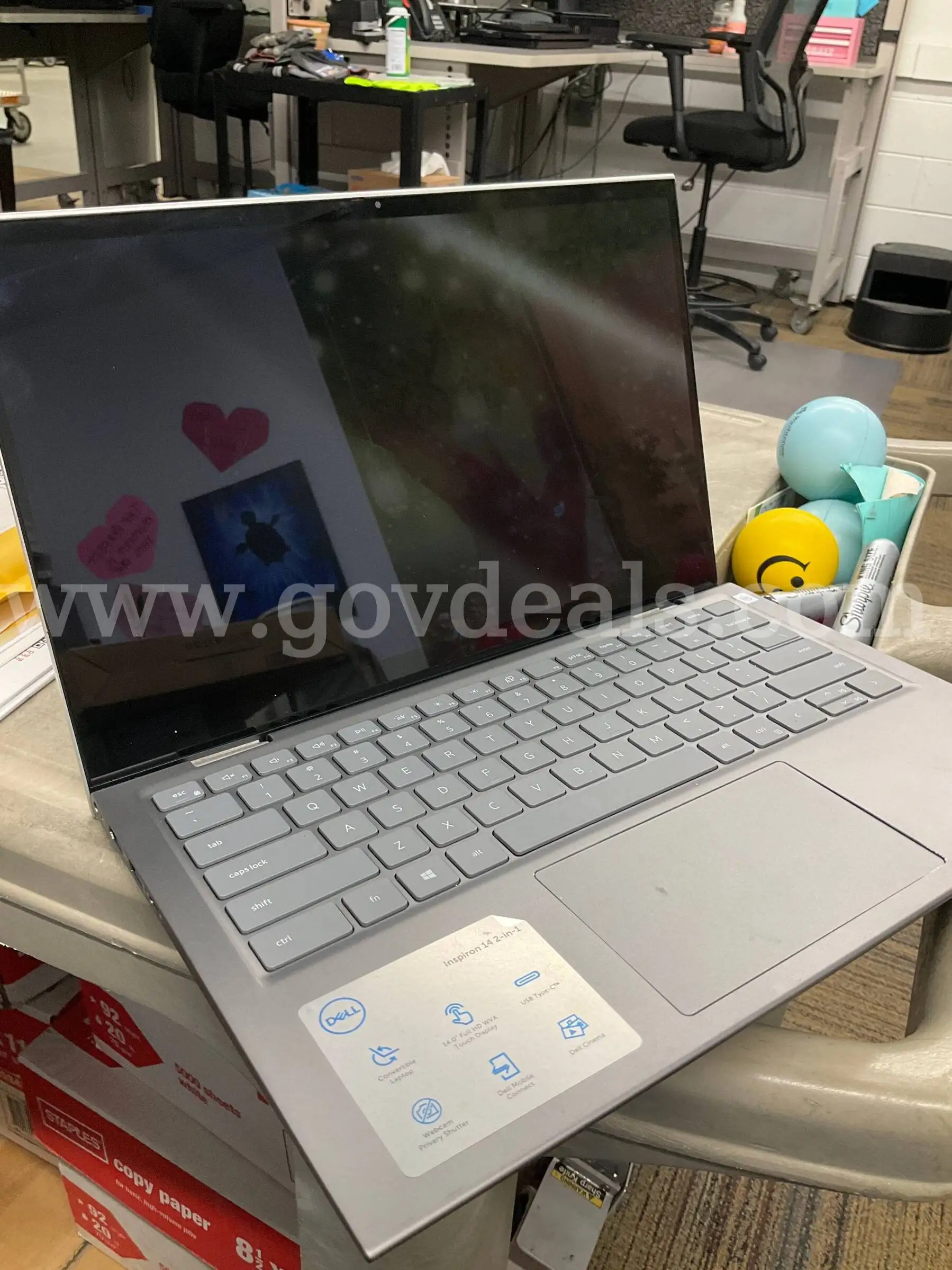 Dell Inspiron 14 5000 (5410) 2-in-1 Laptop AS-IS For Parts or Repair (Untested No Charger)
