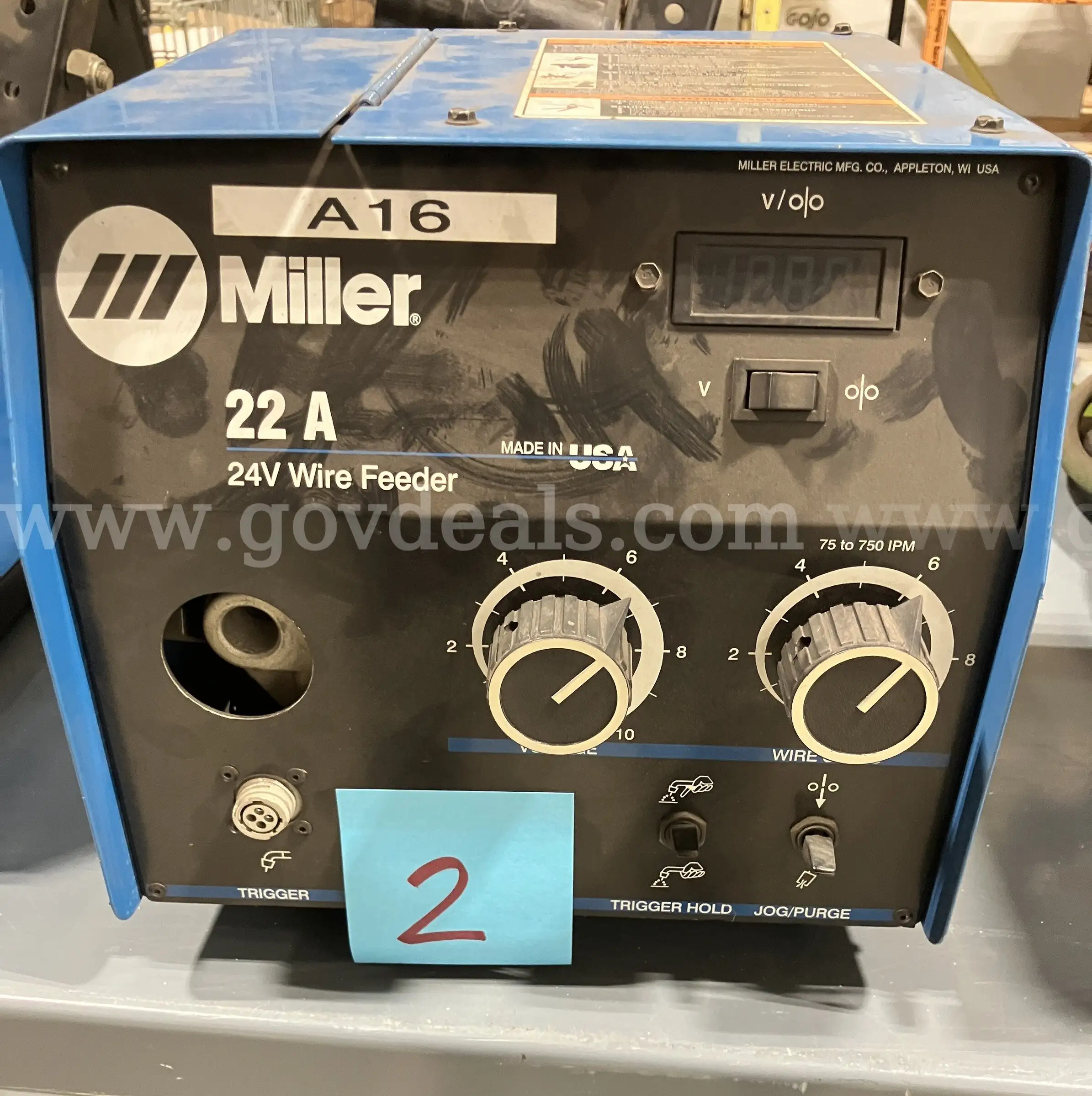 Miller 22A 24V Wire Feeder MIG Welding Wire Feeder Model 22A (Stock 193066-02-2)