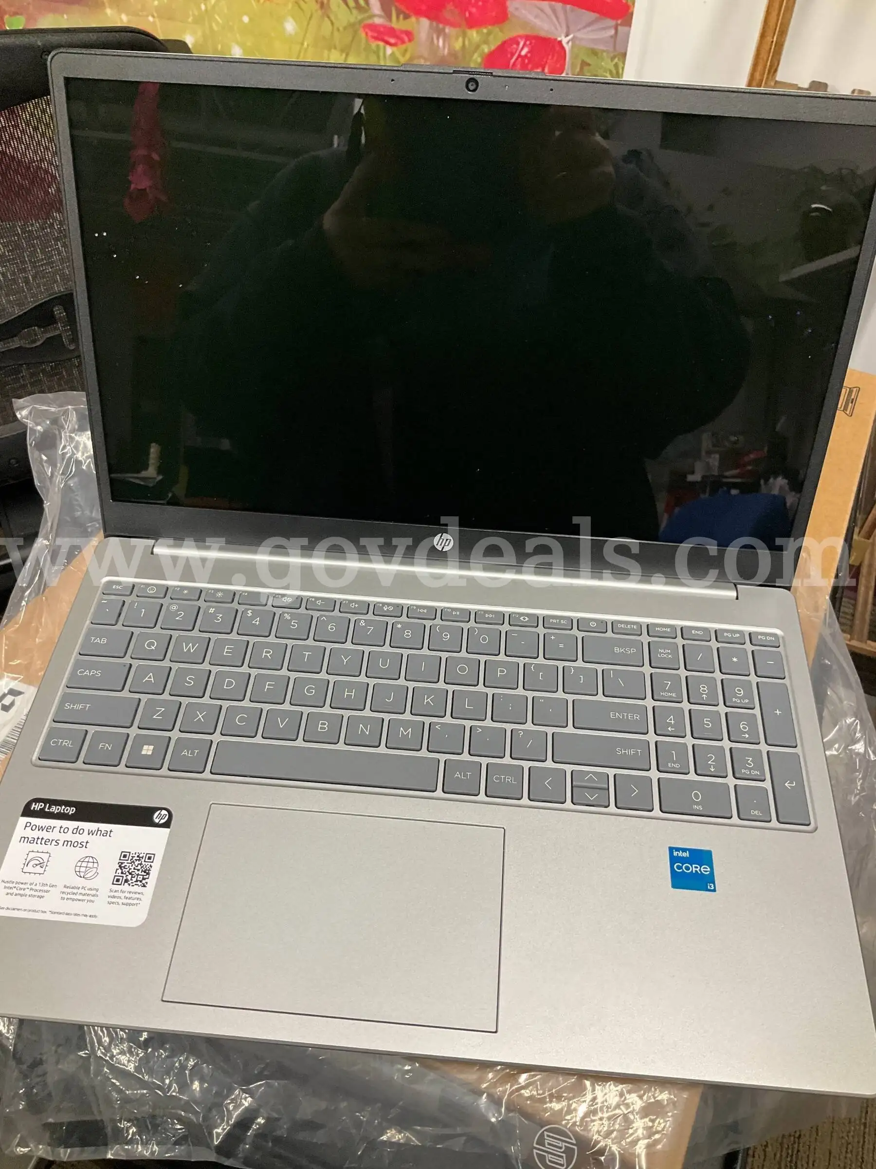 HP 15.6 Touchscreen Laptop (15-fd0056nr) AS-IS For Parts or Repair (also missing charger)