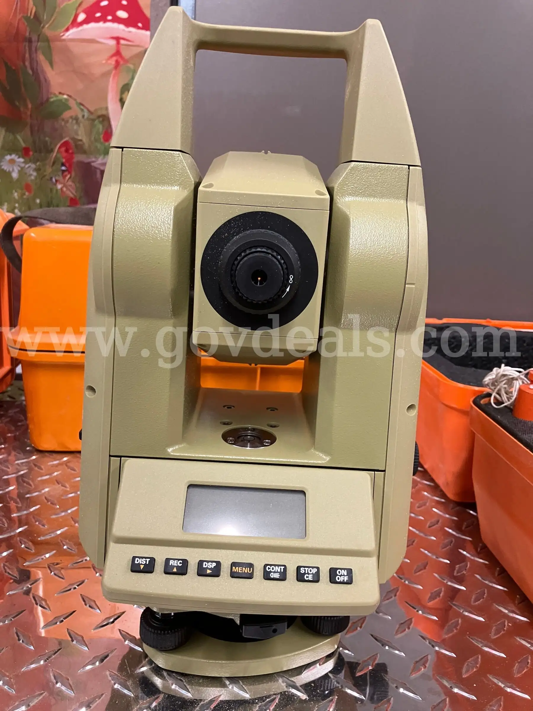 Leica Wild TC500 Electronic Total Station w Hard Shell Case & GEB77 Battery