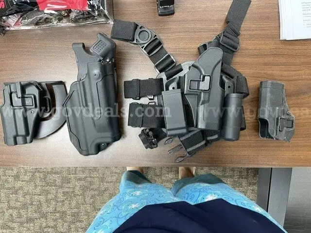 Lot of 4 holsters accessory setups