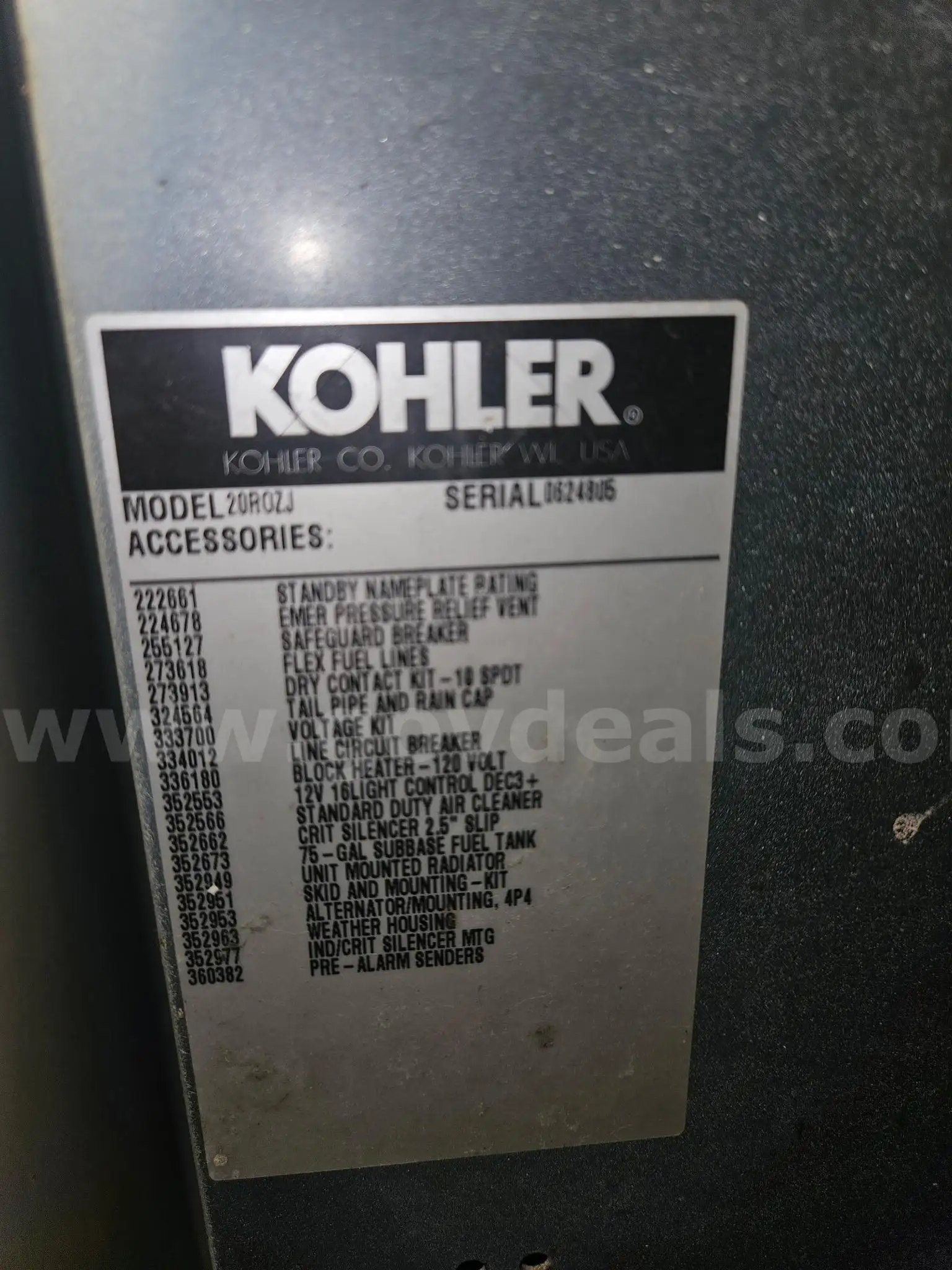 Kohler Generator