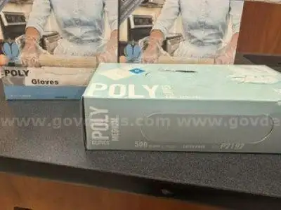 Pallet of Poly Non-Latex Gloves