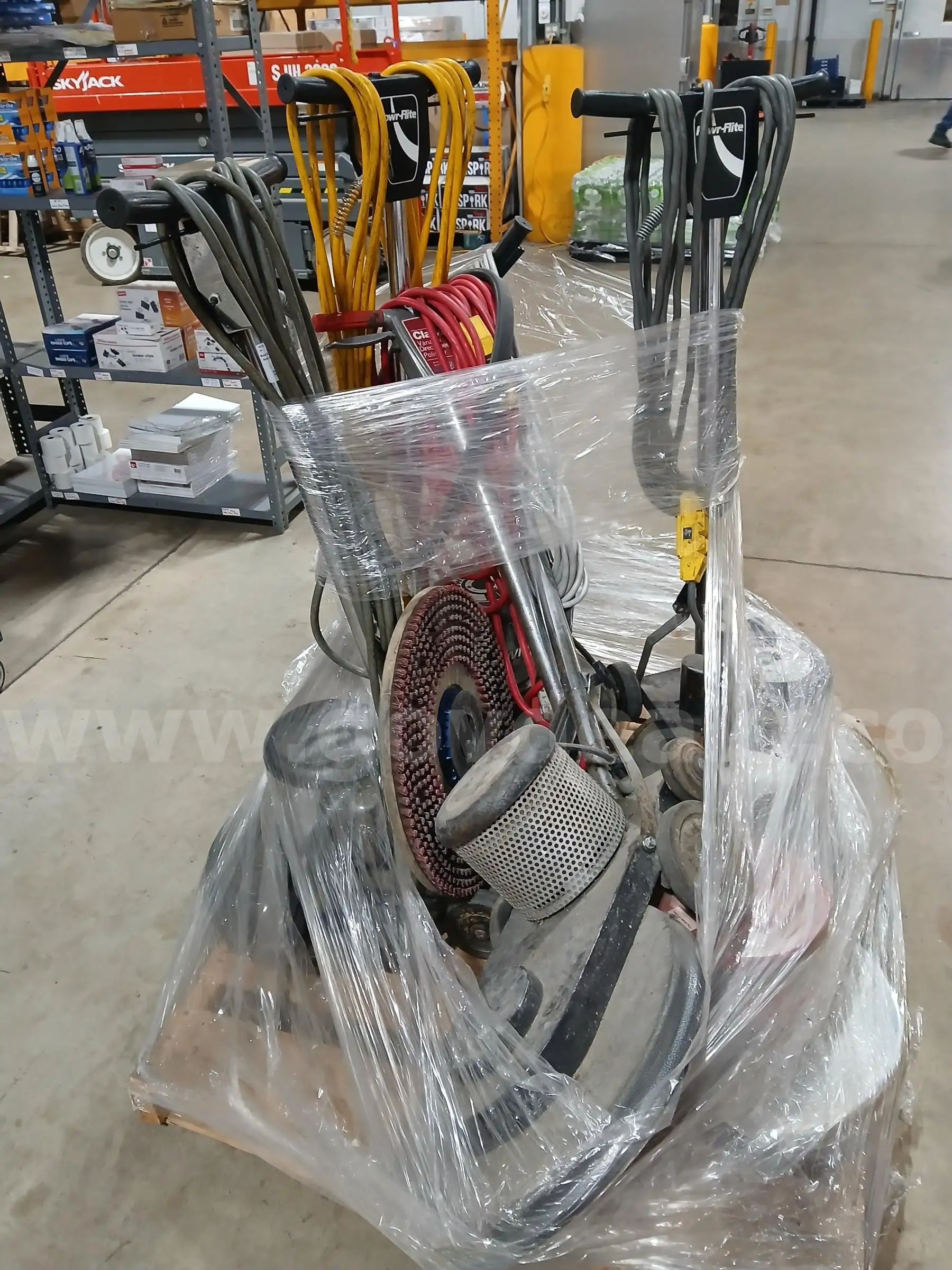 Set of 5 Floor Buffers Scrubbers
