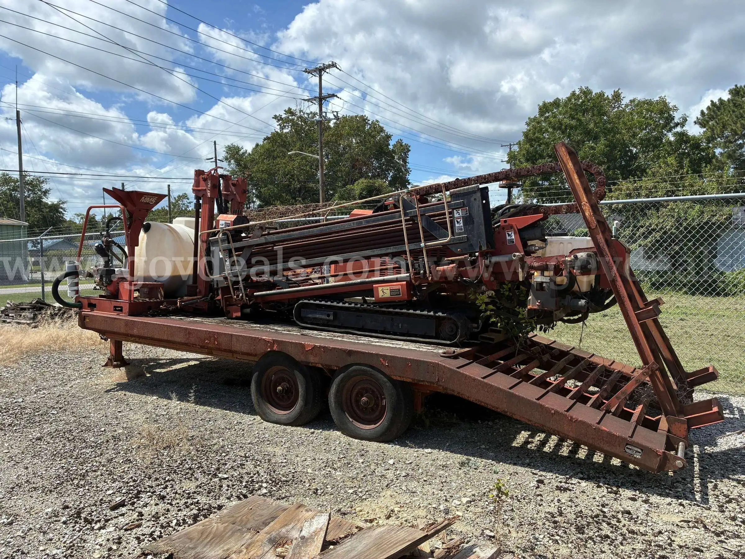 Ditch Witch ZMM5 MUD MIXER BT-15 TRAILER SUBSITE 752 TKRW TR