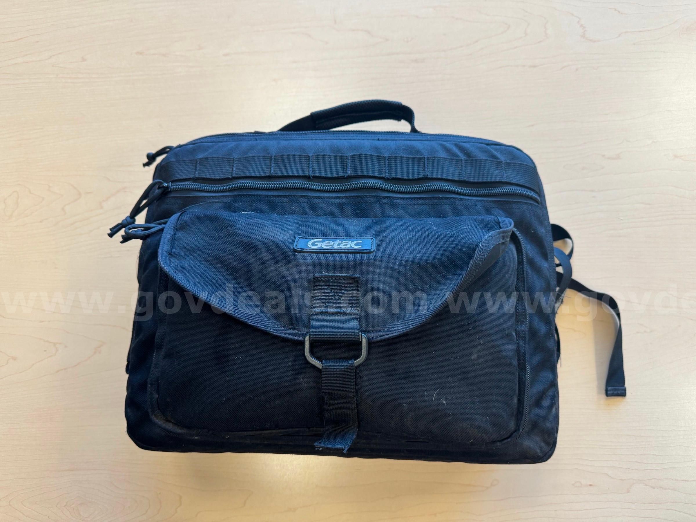 Getac S410 Rugged Laptop with Vehicle Dock Power Supplies & Carrying Case