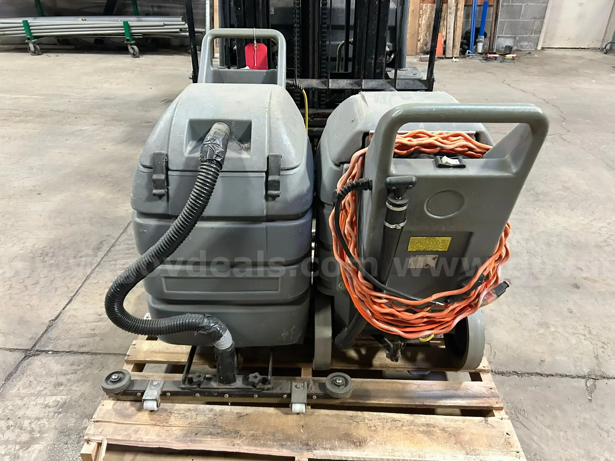 Lot of (2) Nobles Typhoon Floor Scrubbers