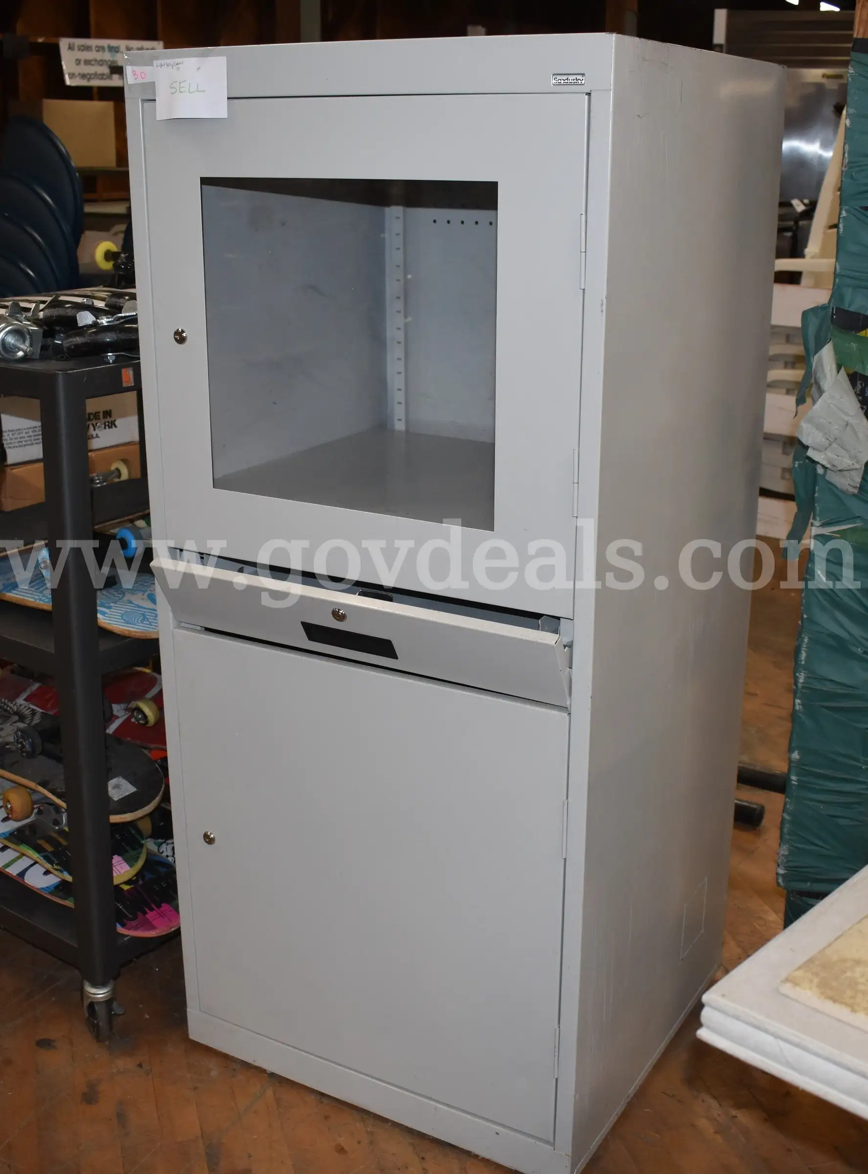 MEDIA STORAGE CABINET METAL IT ELECTRONICS