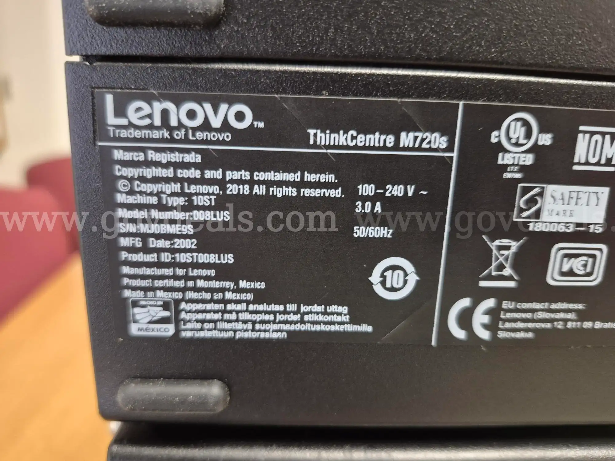 Lenovo M720s-008LUS