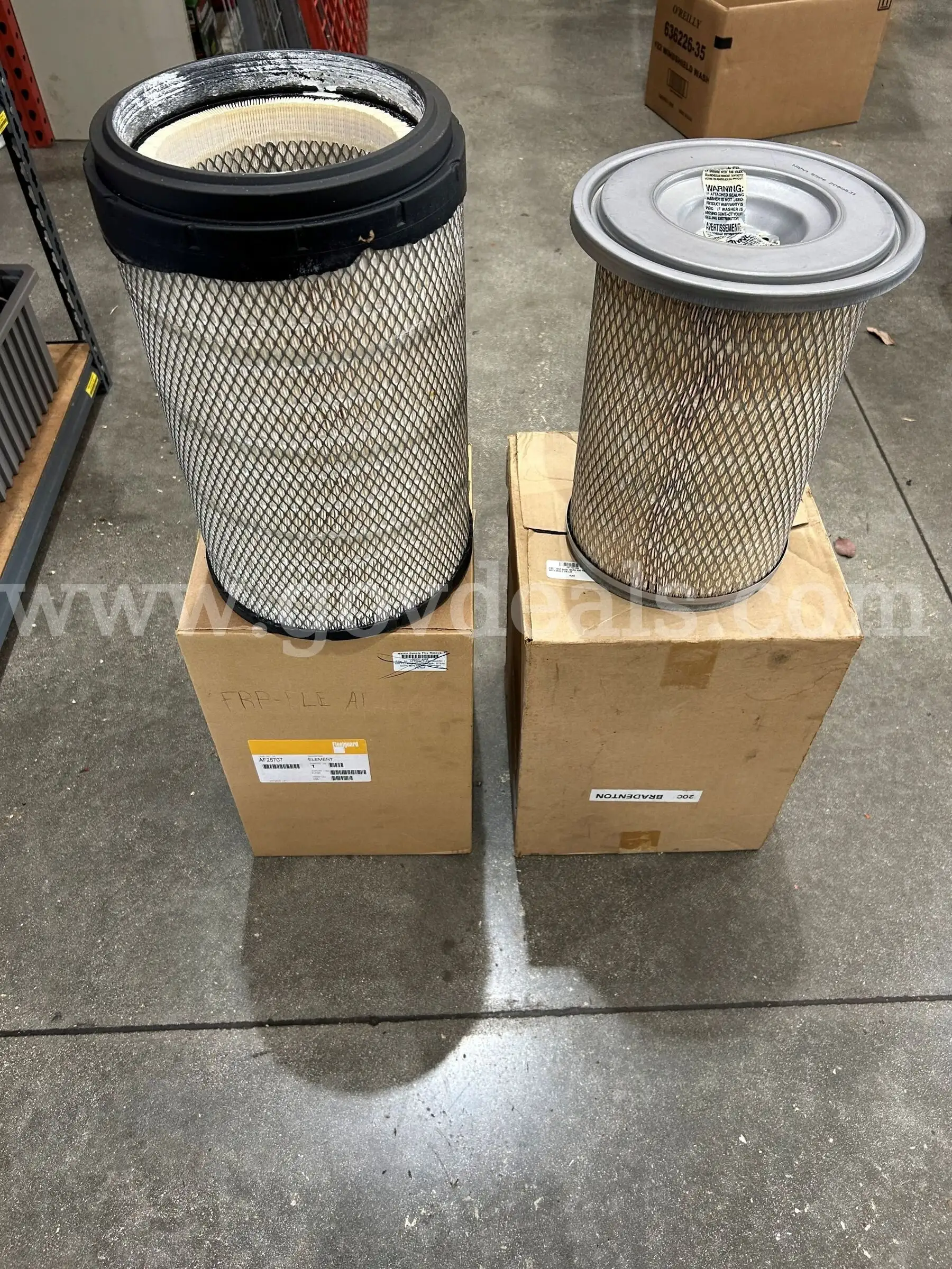 (2) Truck air filters