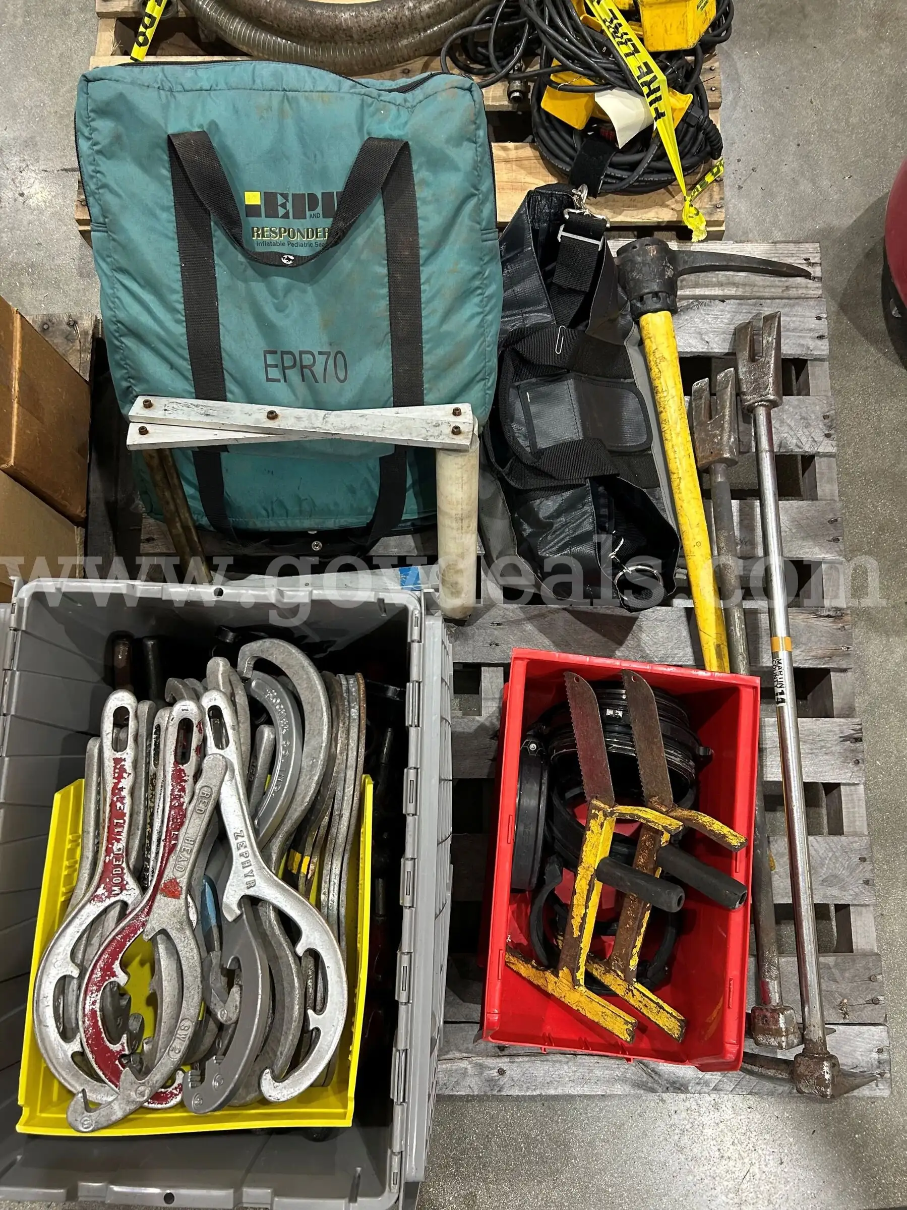 Lot of Used Fire Equipment