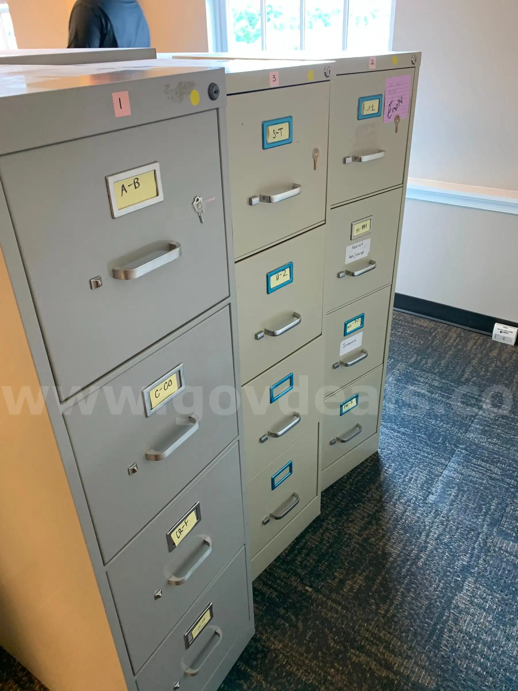 File cabinets