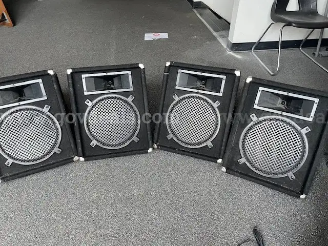 Foldback speakers