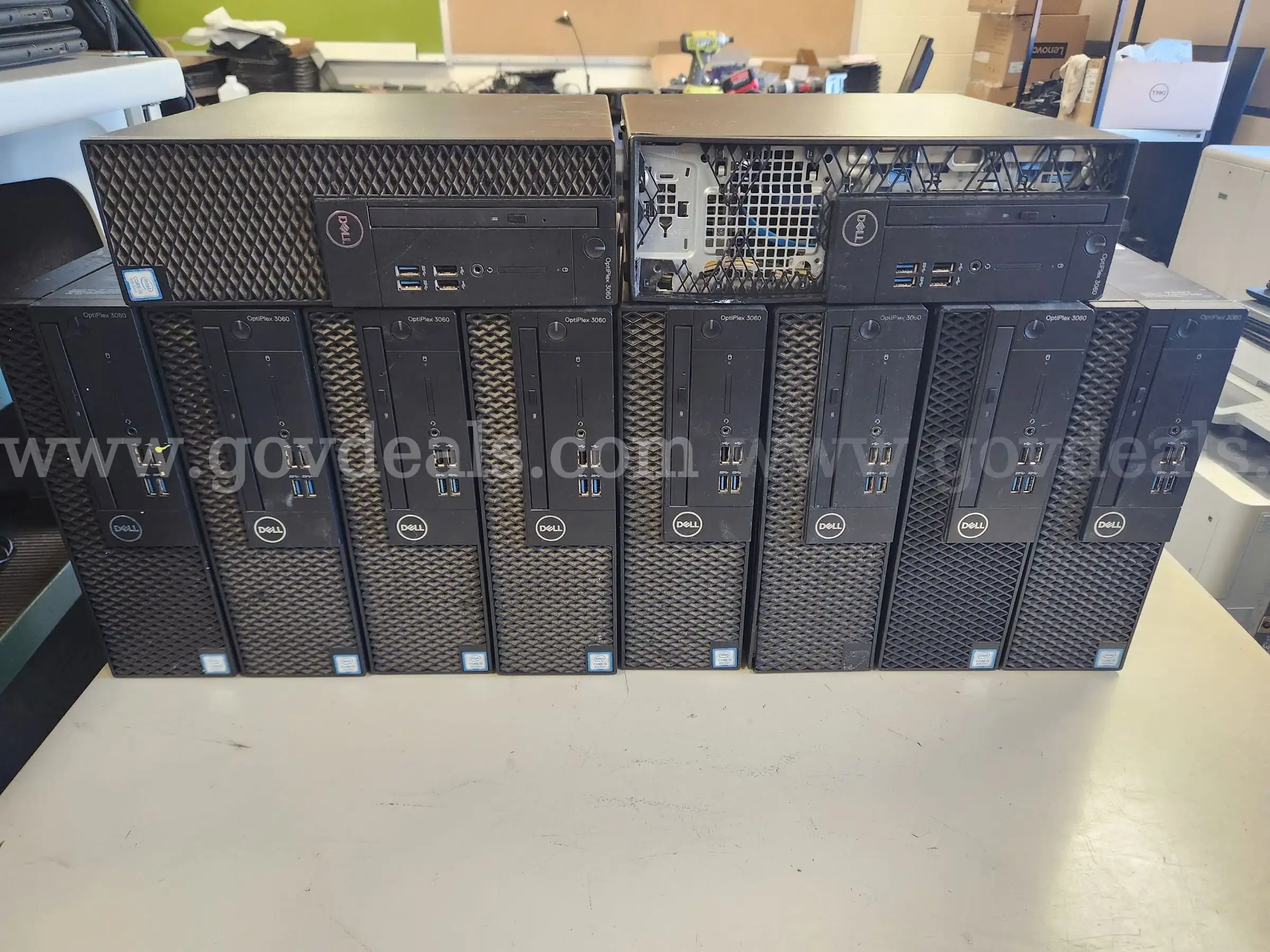 Lot of 10 Dell OptiPlex 3060 i5 8th Gen 8GB DDR4