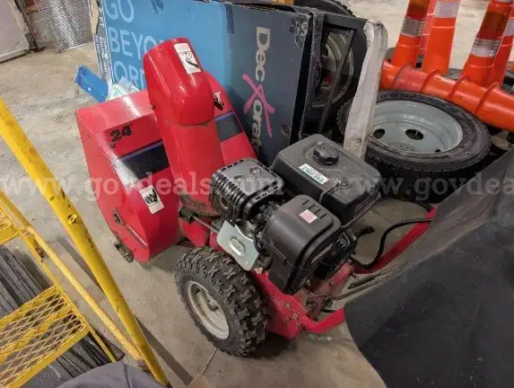 Troy Bilt 24Snow Blower with cab