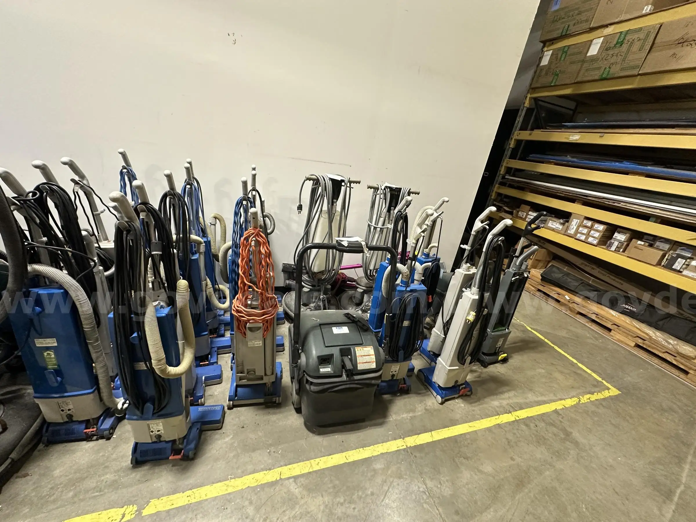 Lot of Commercial Vacuums For Parts Non-Working