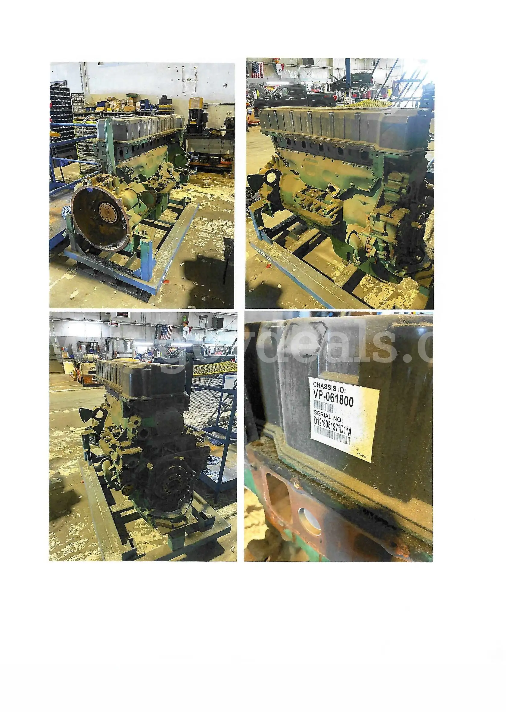 5 Engine Cabs 6 Volvo Engines from Kone Crane