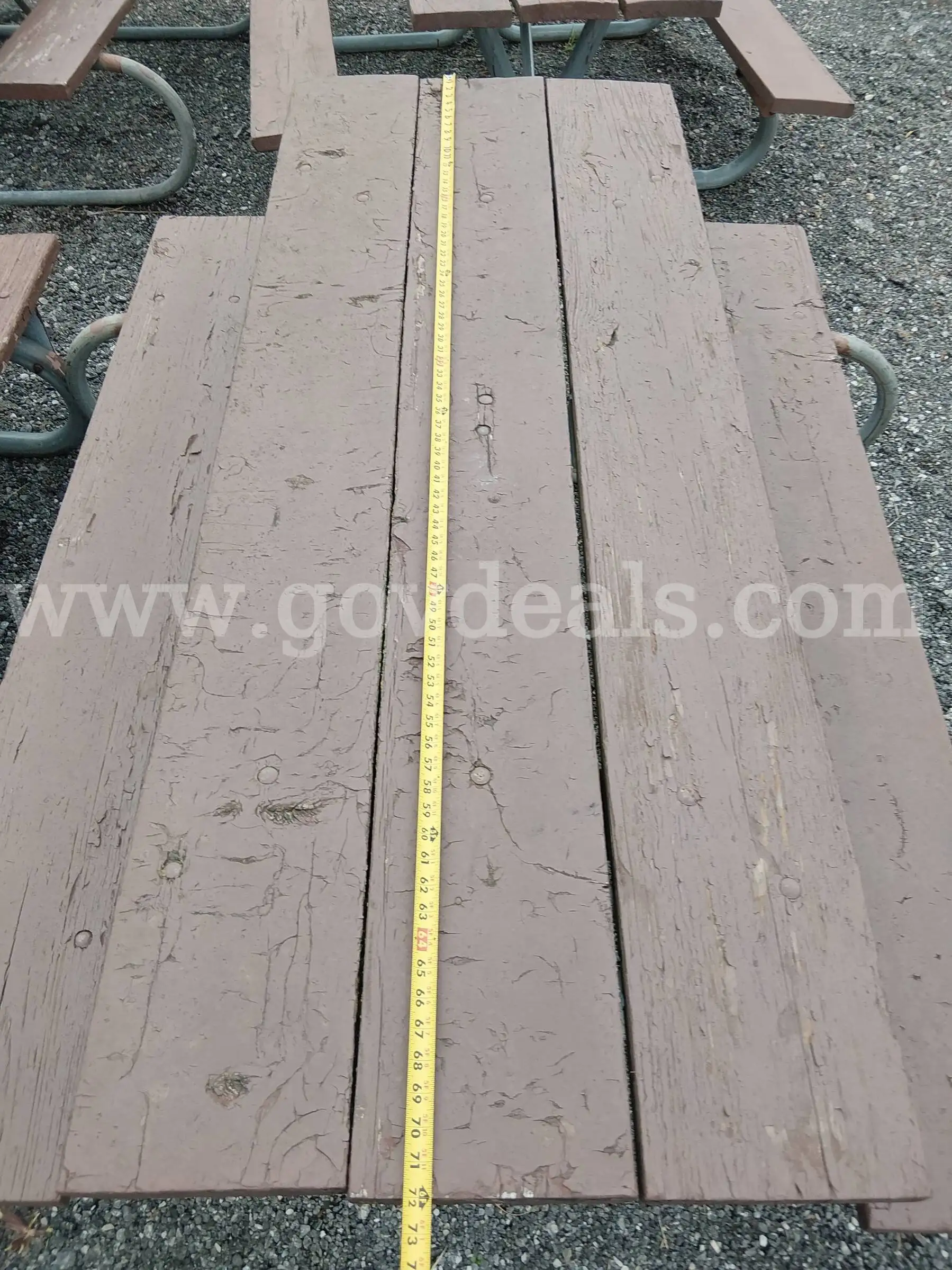 Picnic tables