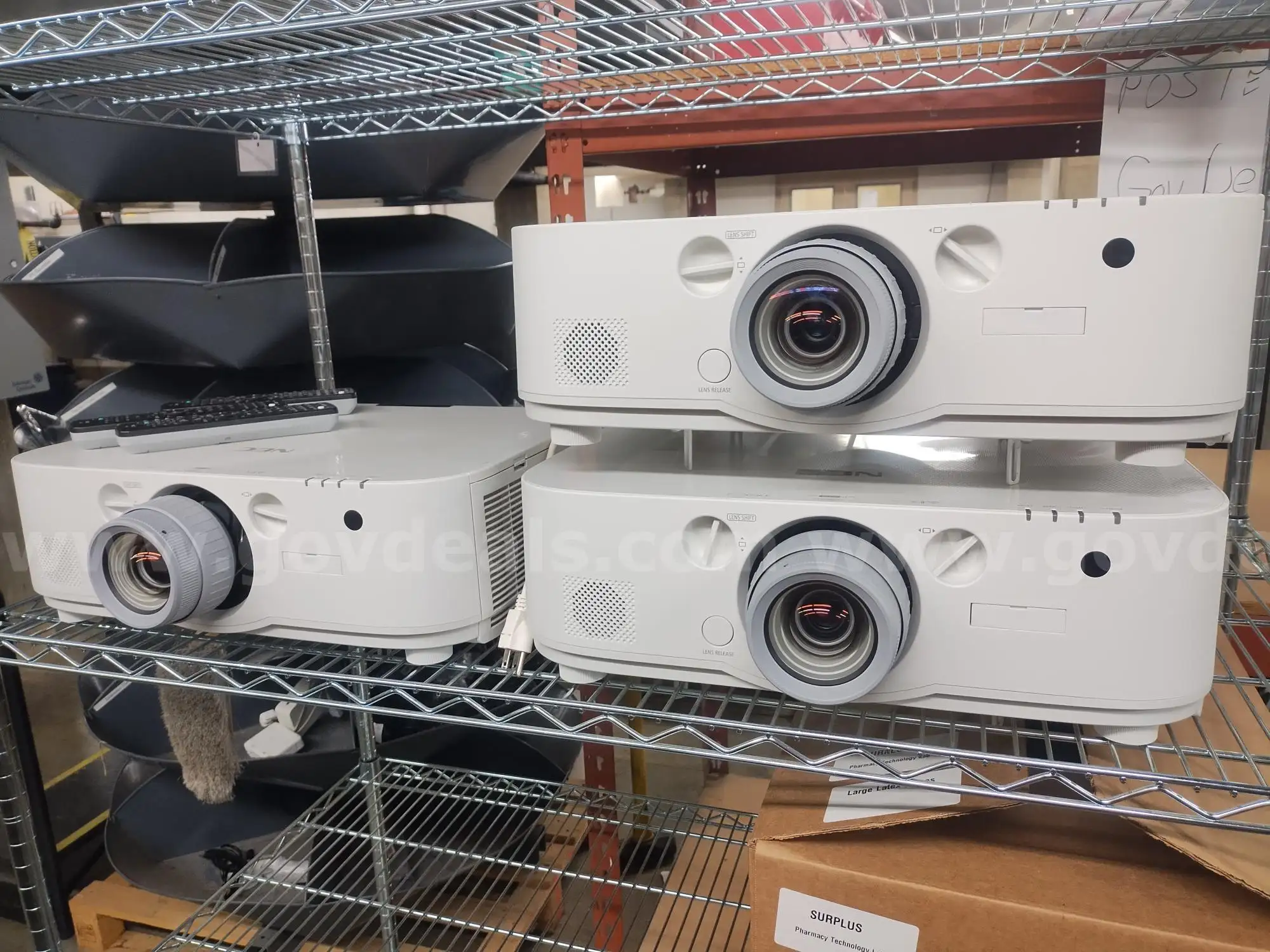 NEC projectors