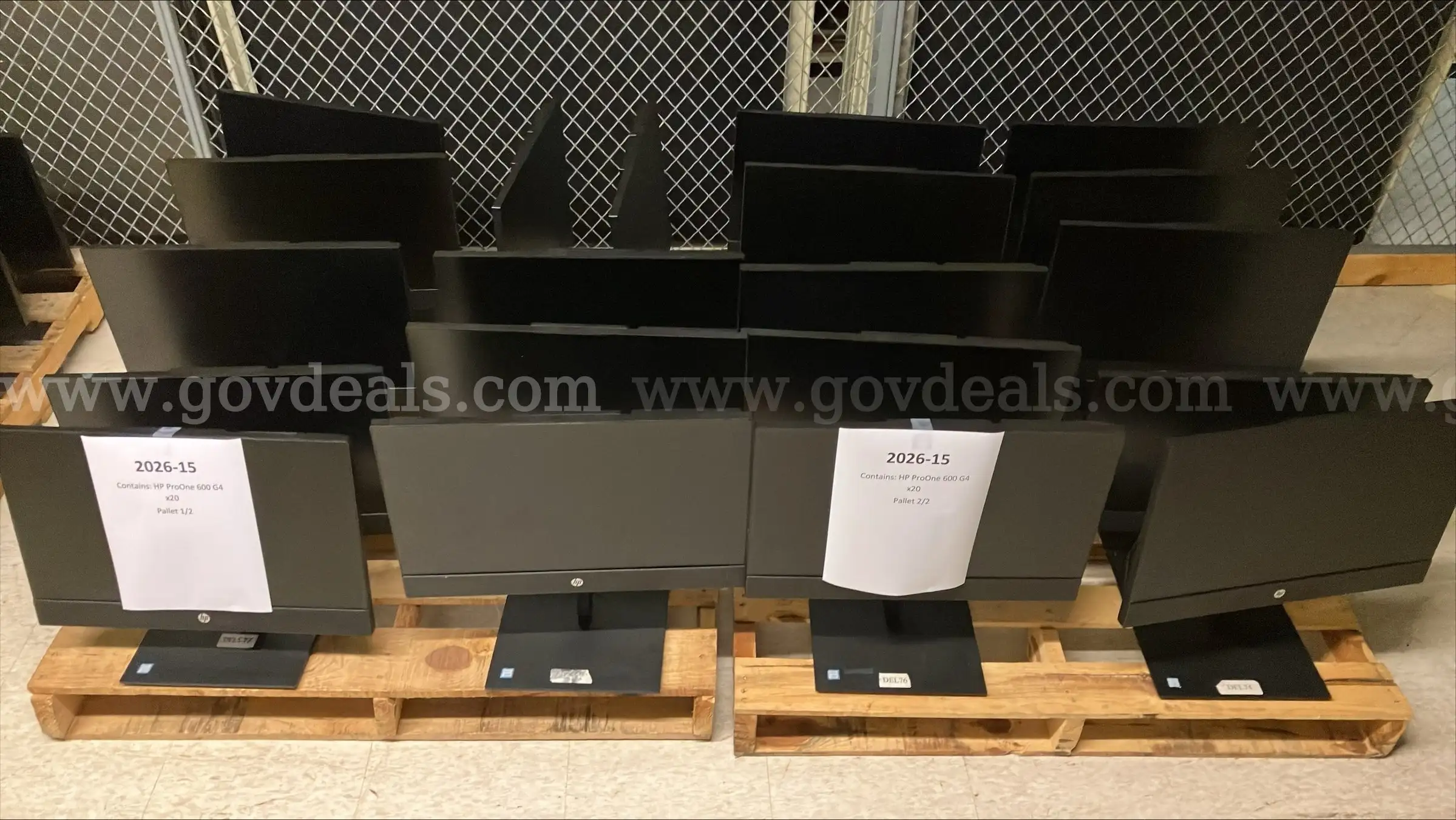 Lot of 20 HP Pro One 600 G4 Non-touch AIOs