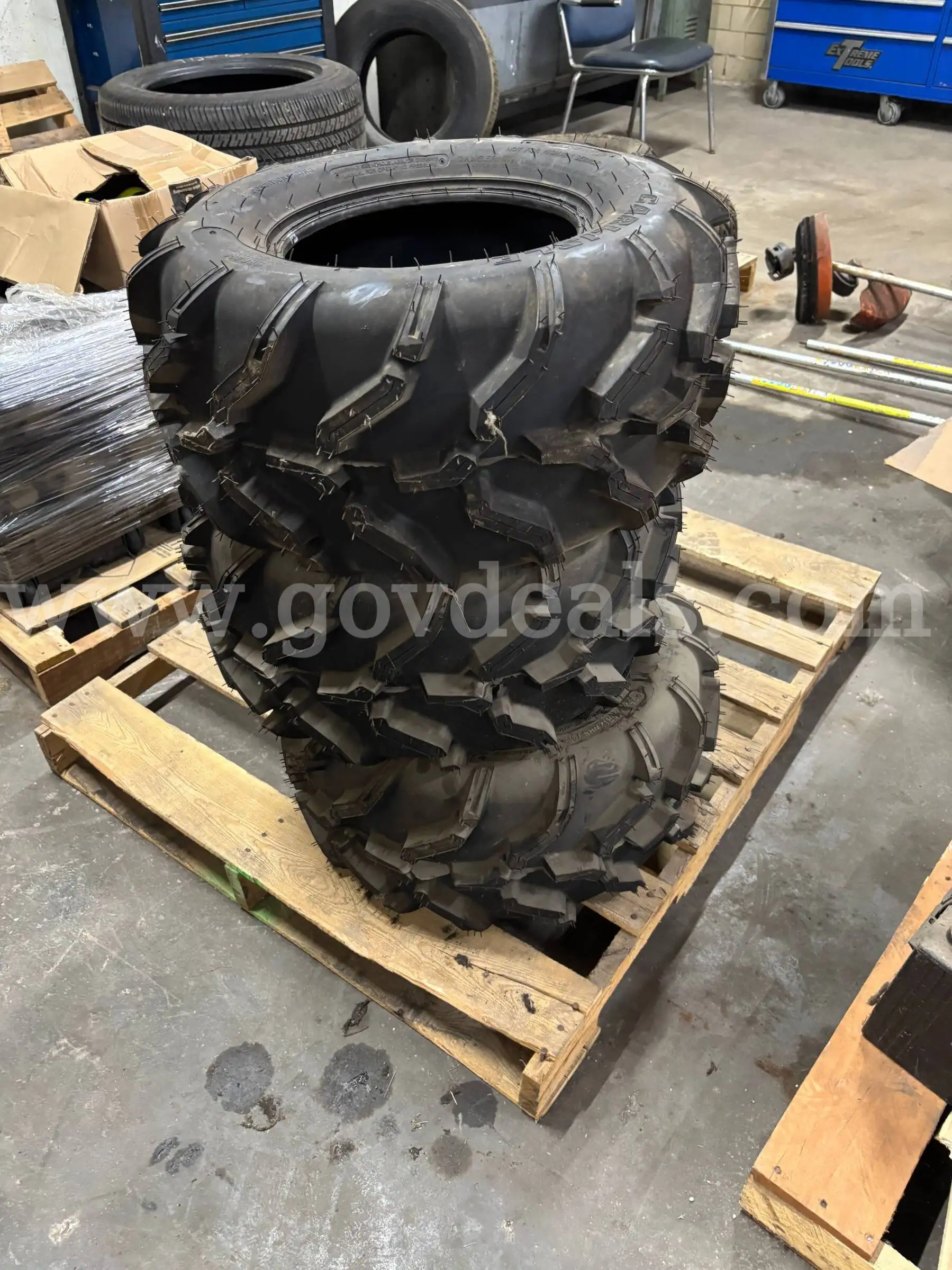 3-CARLISLE 26 11R12 NHS TIRES