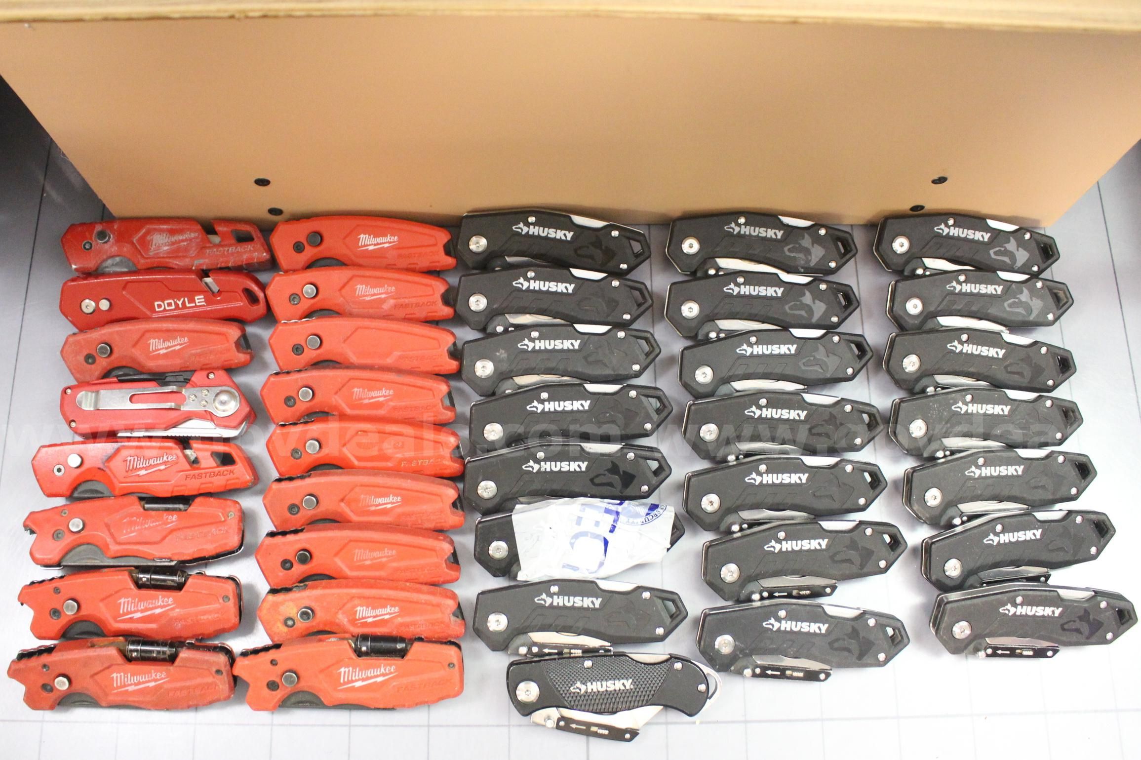 Approximately 11 lbs. of Assorted Box Cutters Utility Knives #35735
