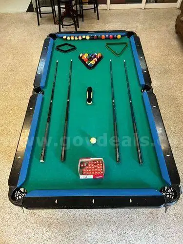 8ft Imperial 3 Piece Slate Pool Table with accessories (223498 BT)