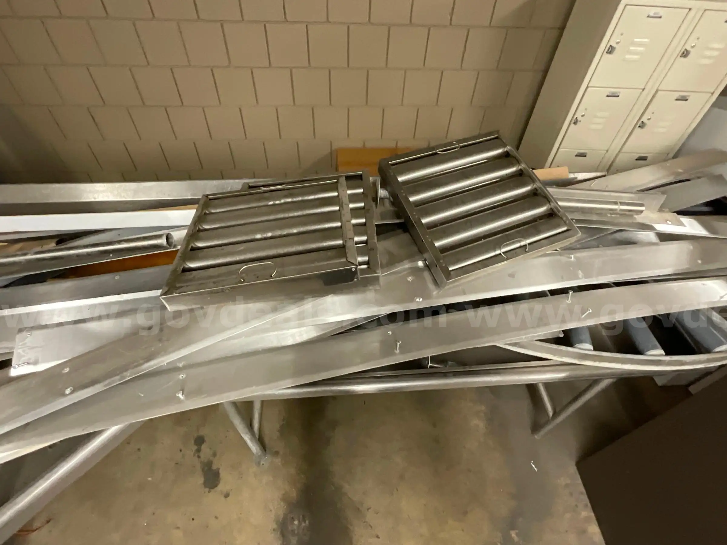 Large Sink and Metal Scrap.