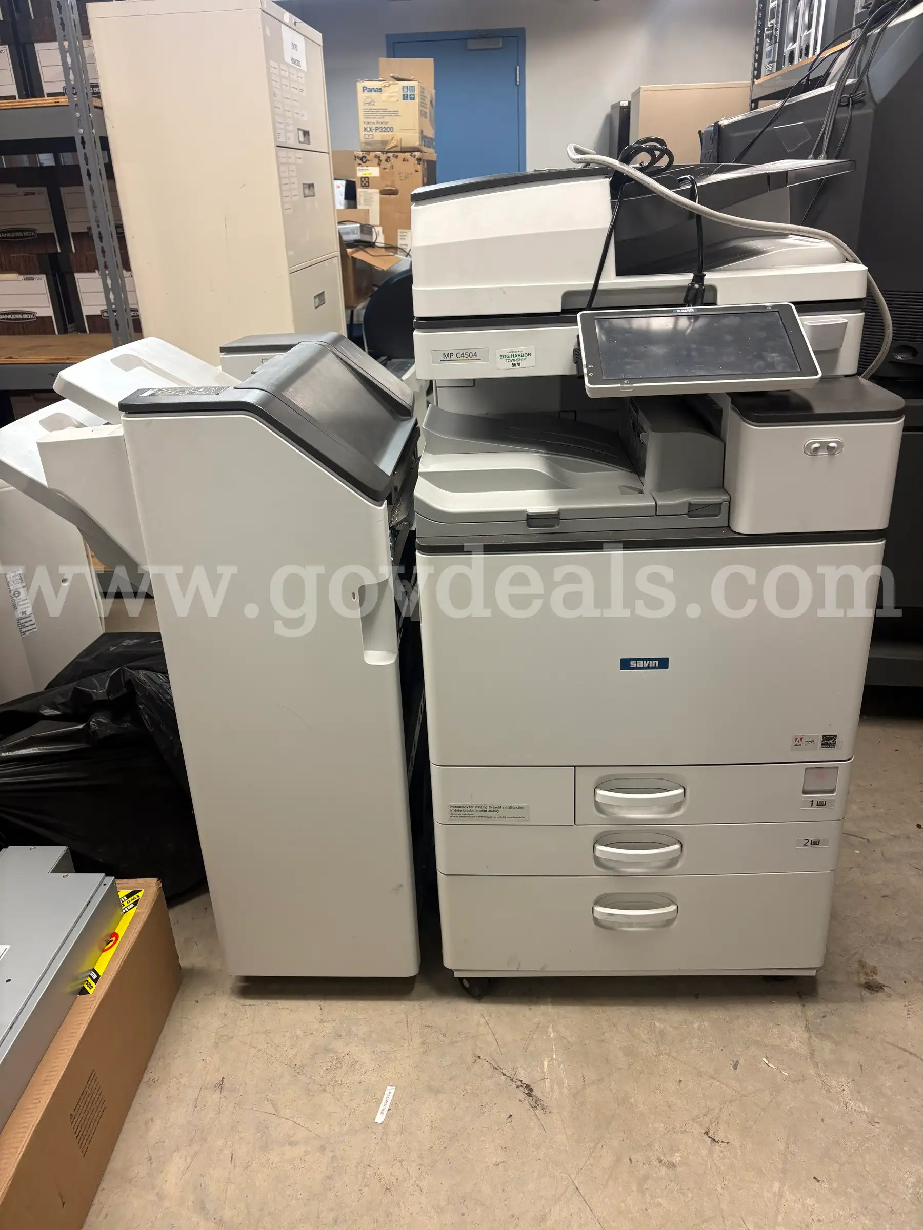 Savin MP C4504 Copier Printer Scanner