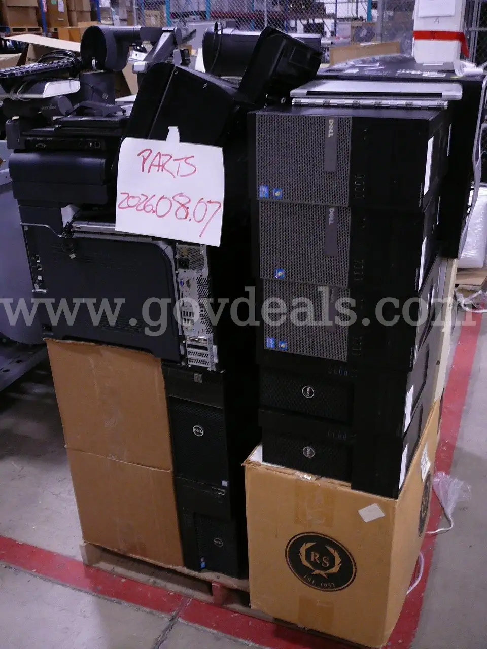 Pallet of Assorted Electronics FOR PARTS - 2026.08.07