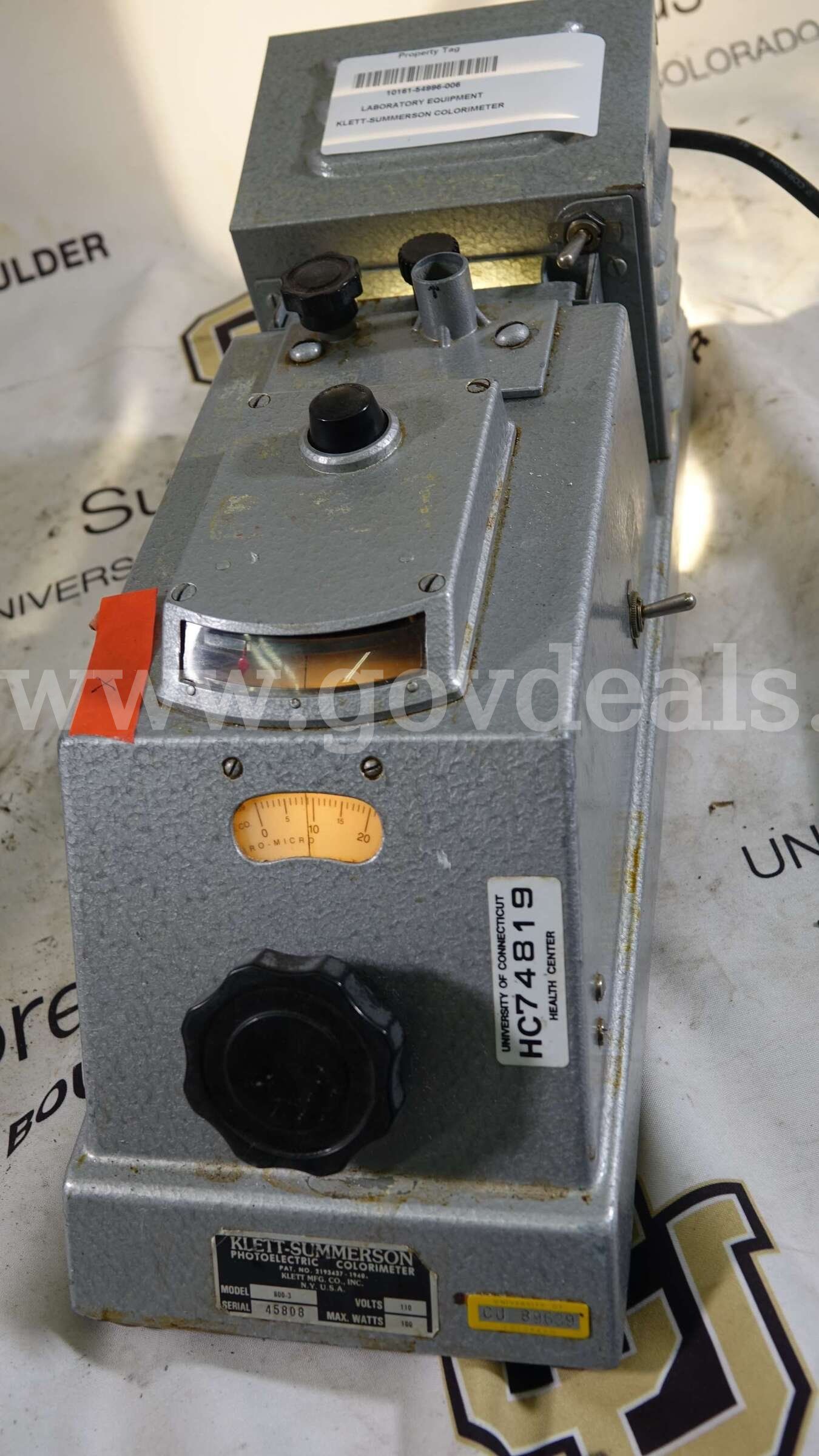 Klett-Summerson 800-3