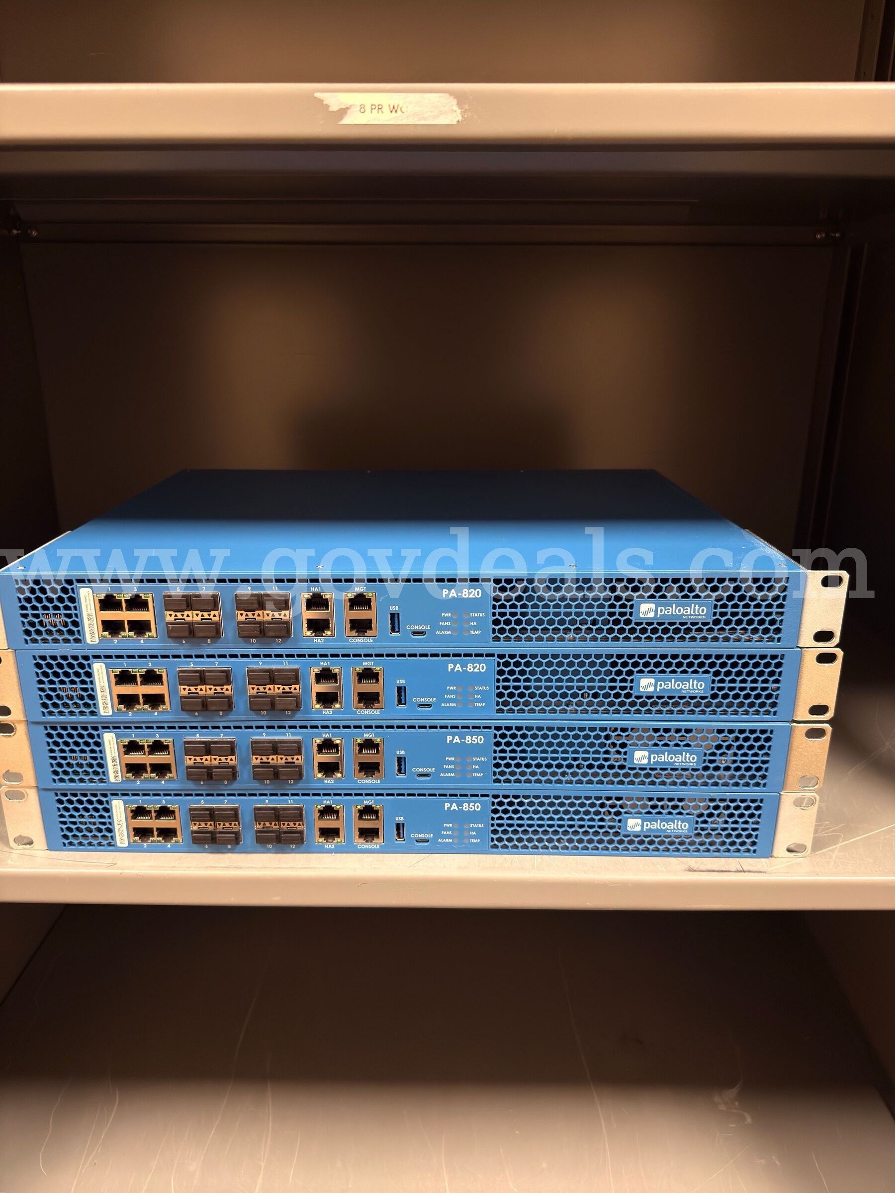 4 Palo Alto PA-820 Firewalls