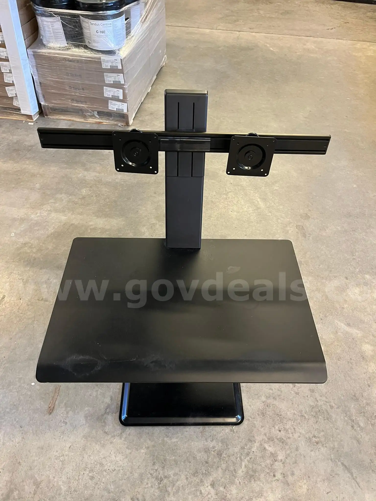 Dual Monitor Stand and Desk