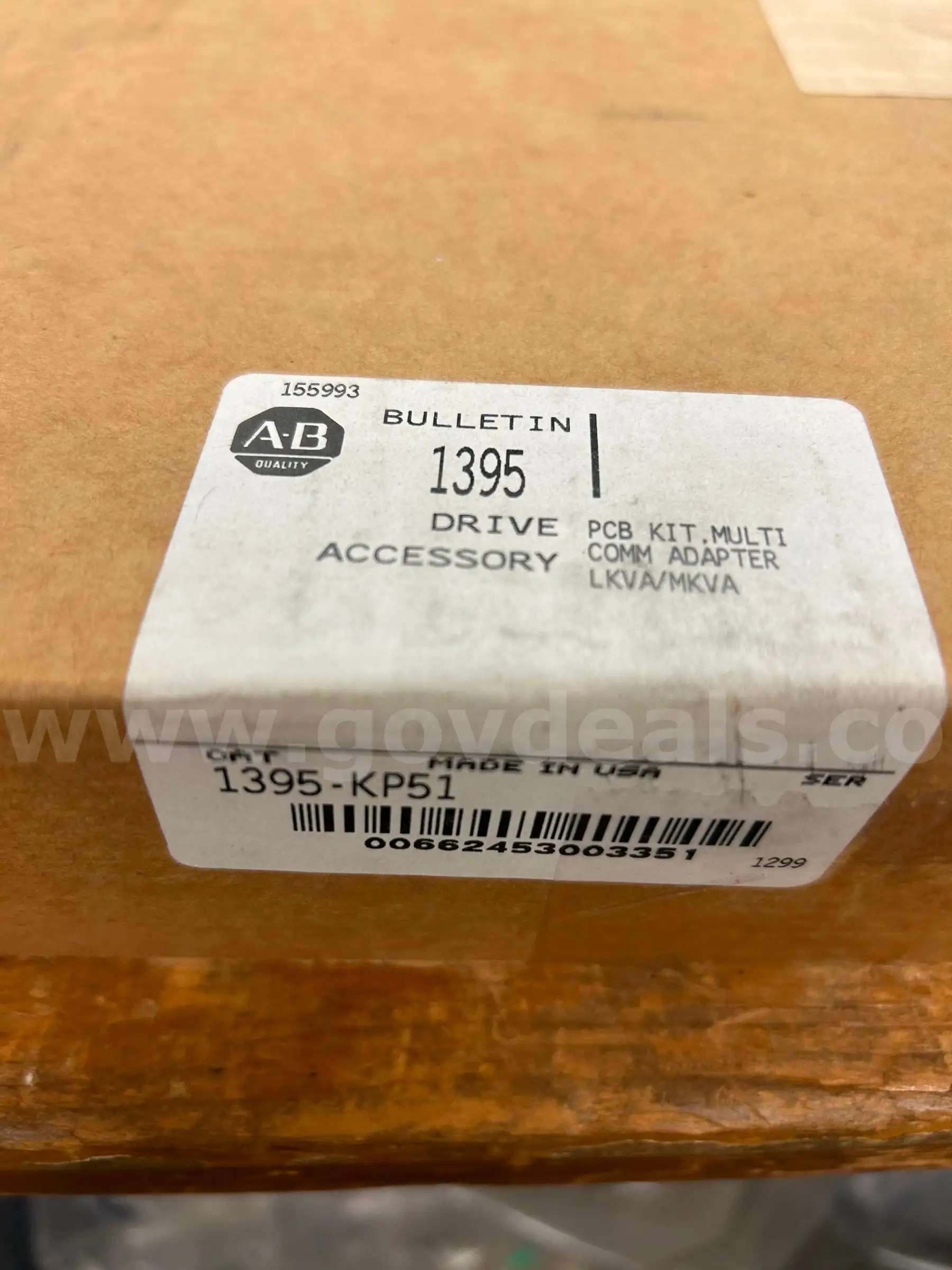 Allen Bradley 1395-KP51 PCB Multi Com Adapter LKVA MKVA for parts can ship