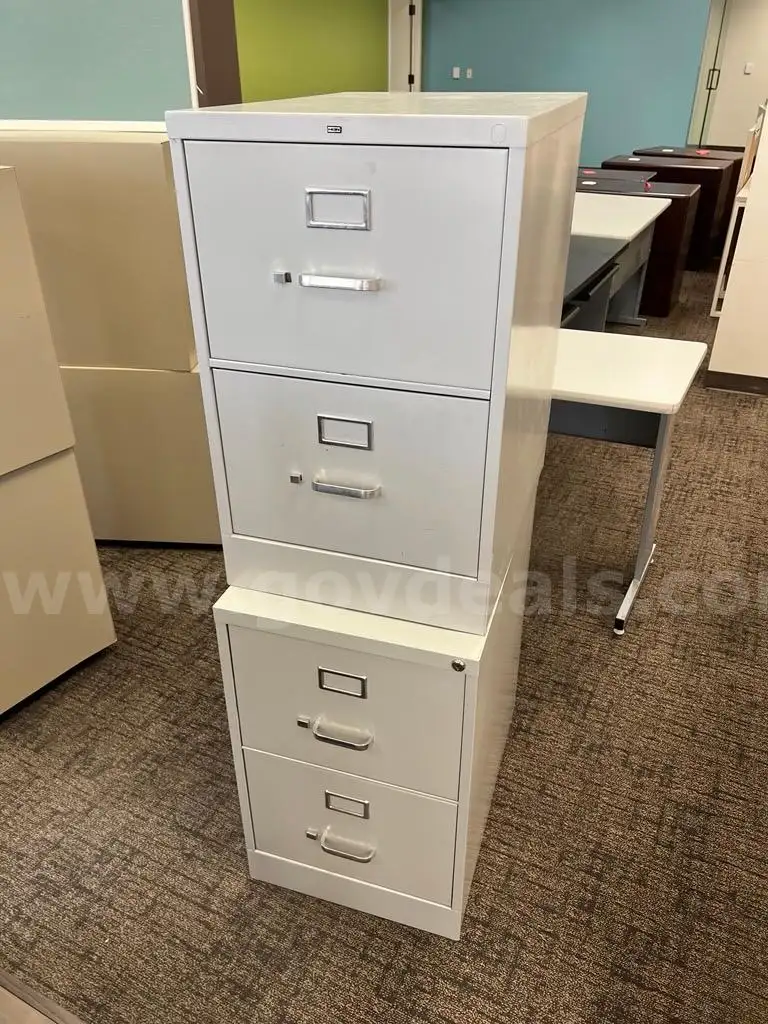 2-Drawer Metal Filing Cabinets (Lot of 2)