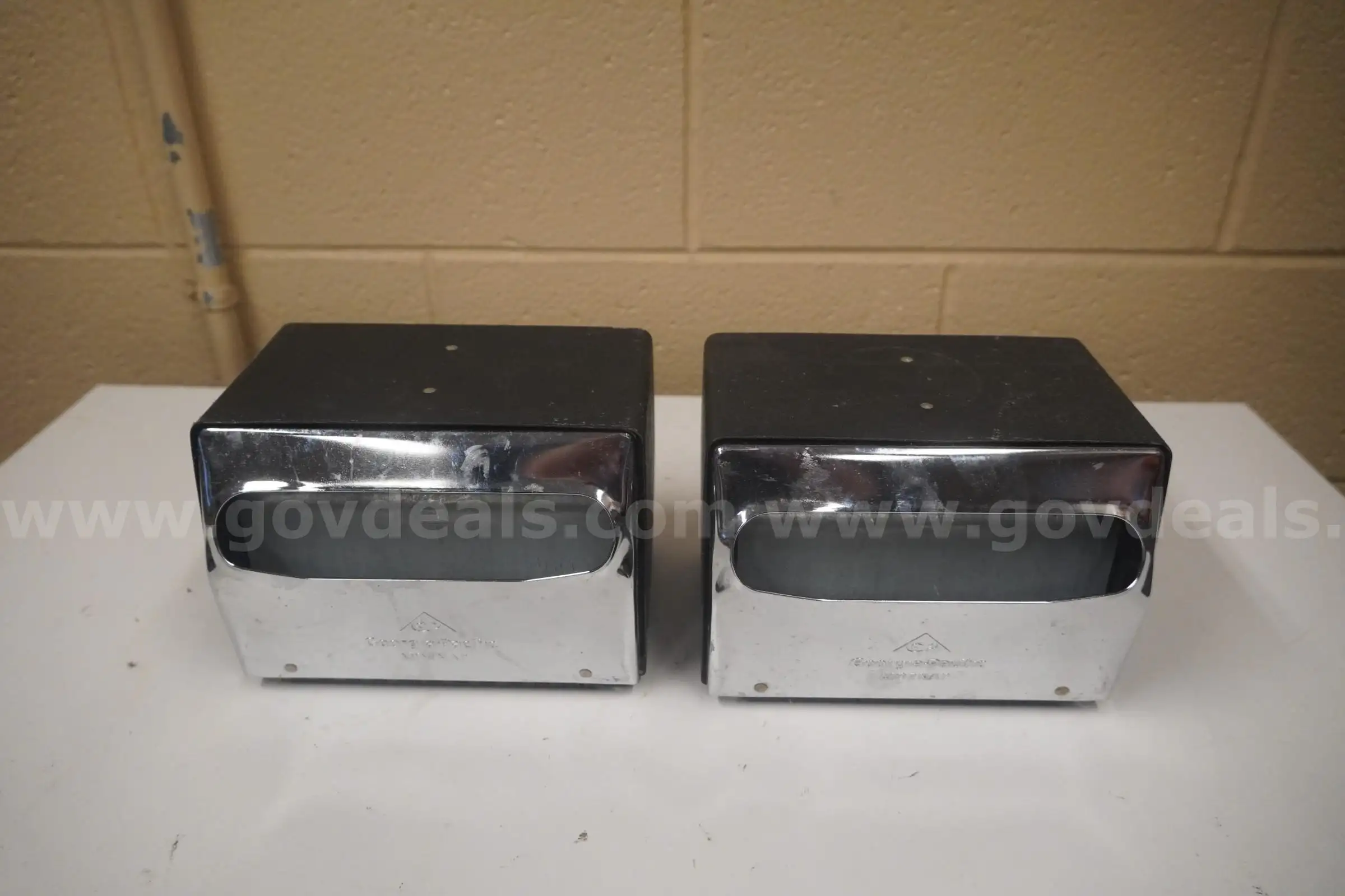 Pair of Georgia Pacific Napkin Holders