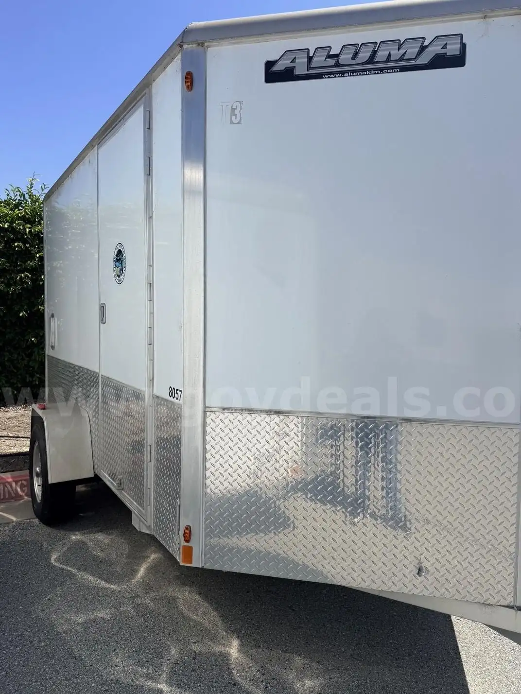 Tow behind storage tailer