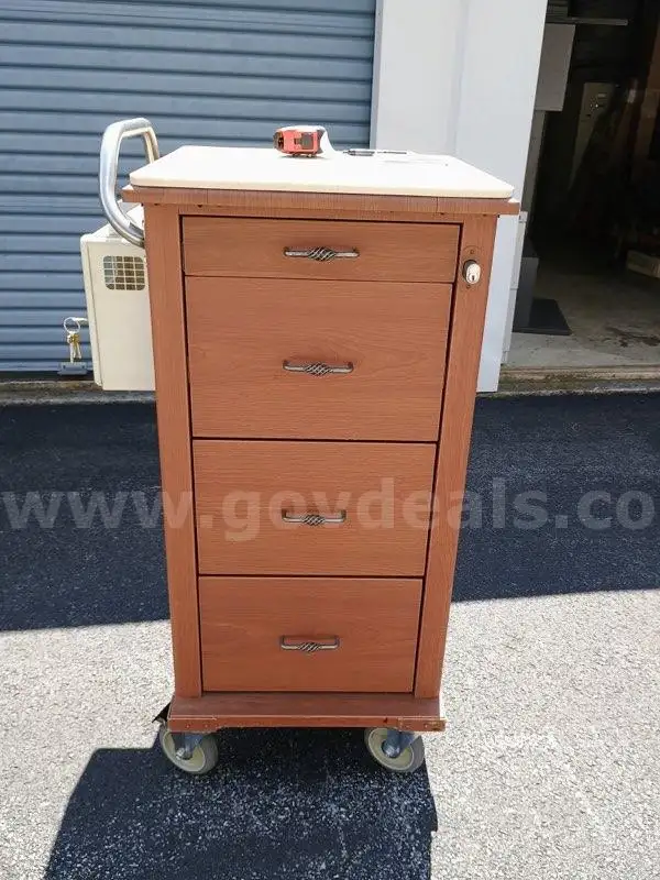 Rolling Medication Cart