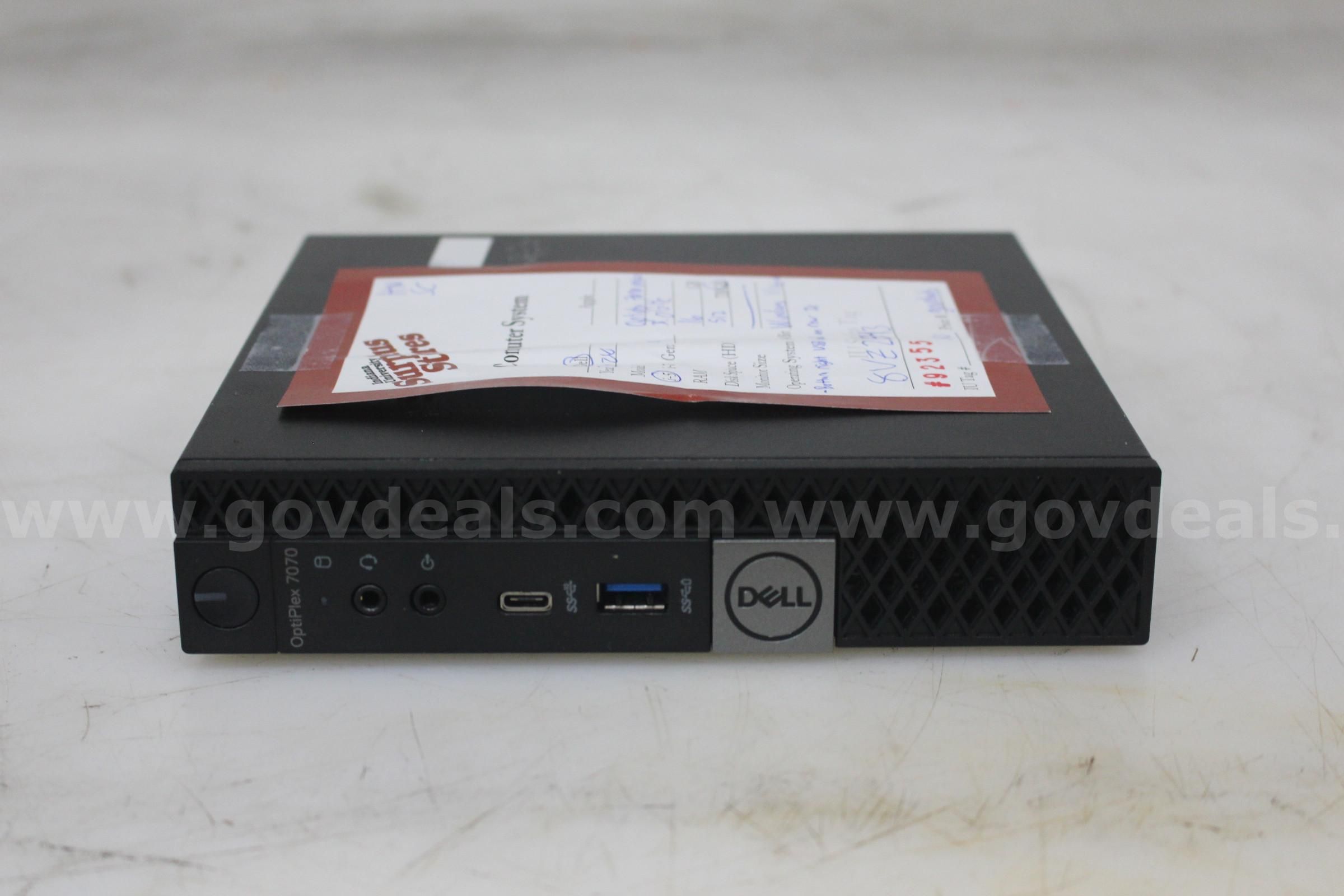 2020 Dell OptiPlex 7070 Micro