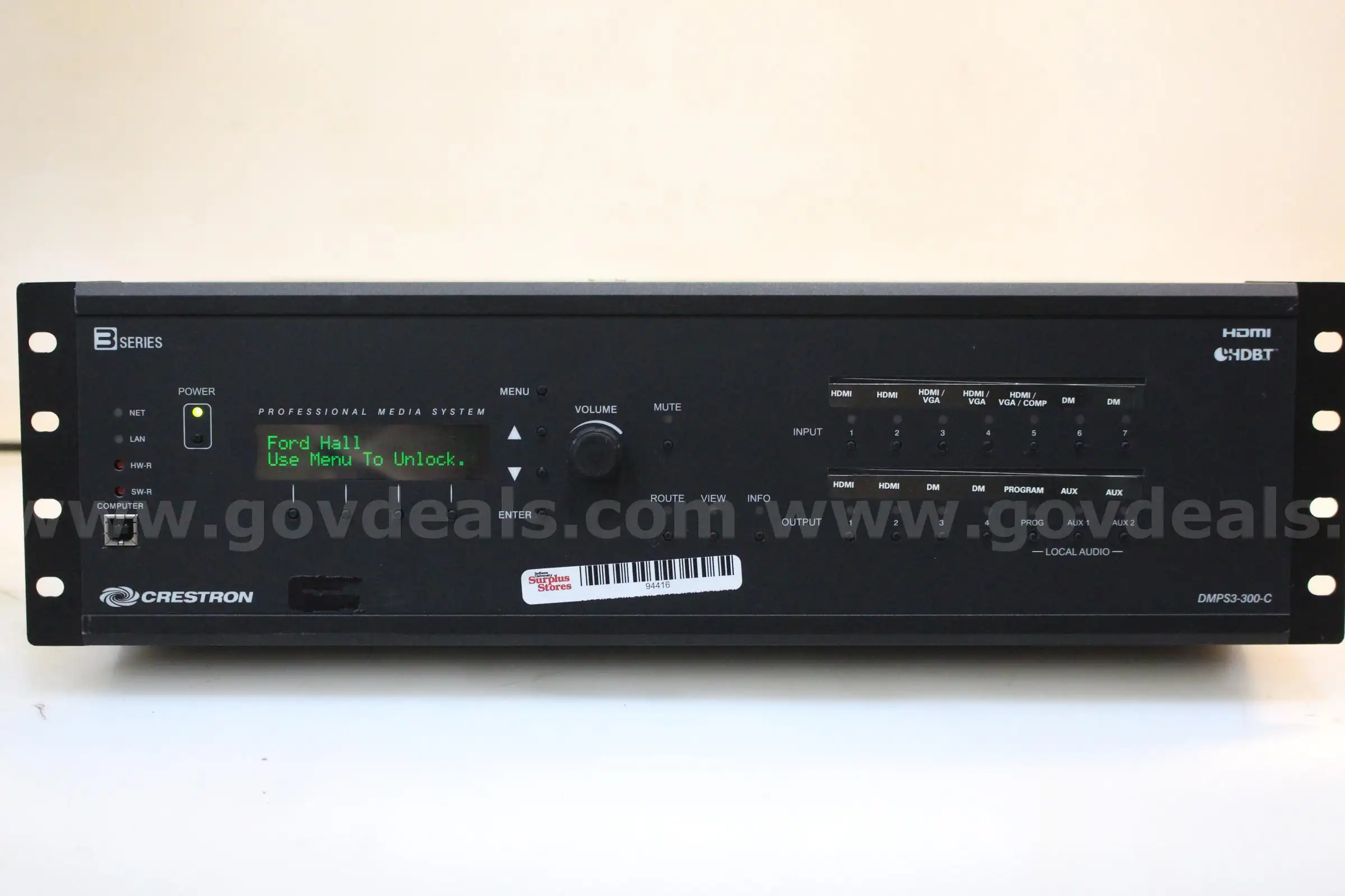 2016 Crestron Electr DMPS3-300-C