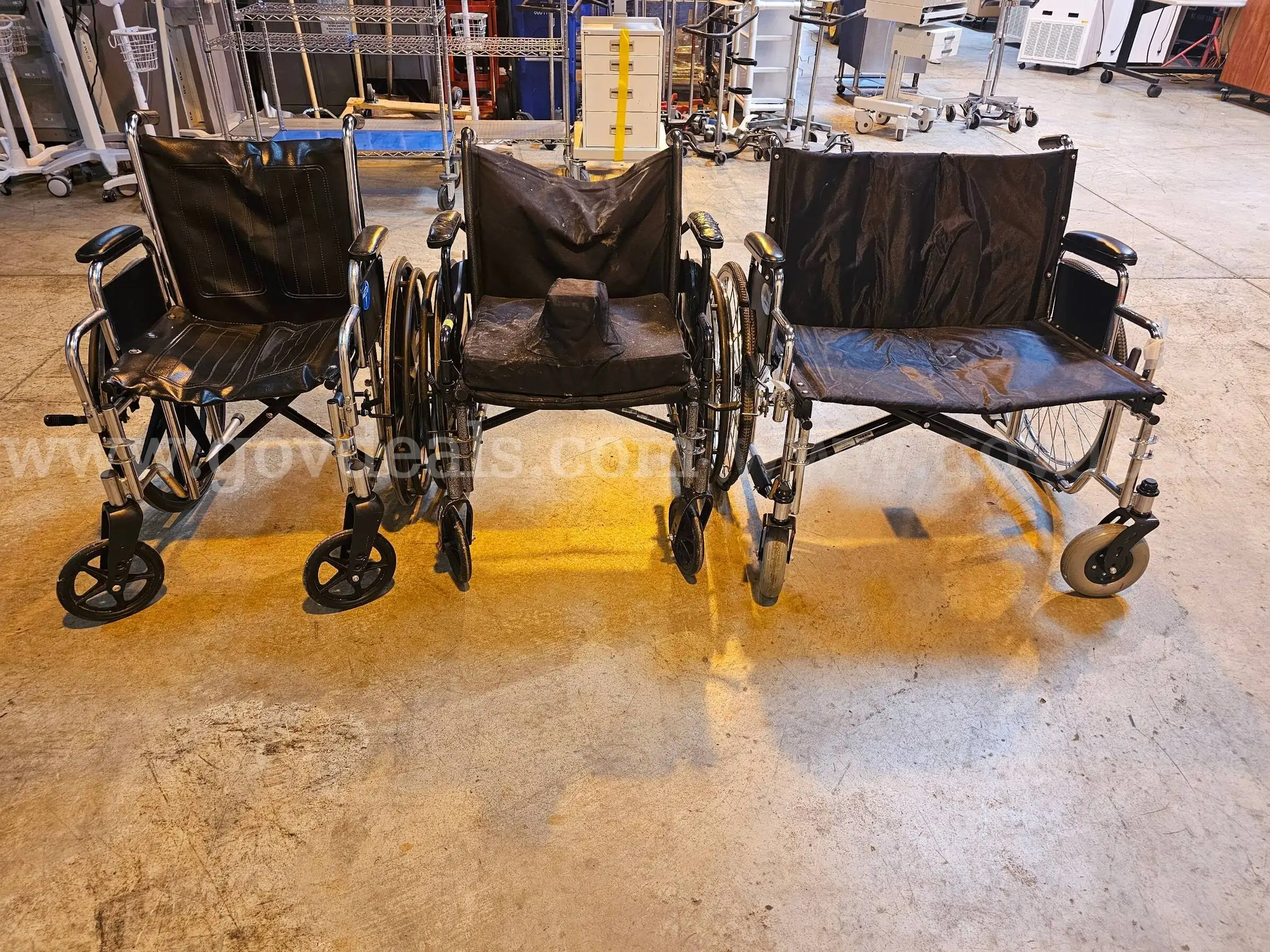 Lot of 3 - Wheel Chairs