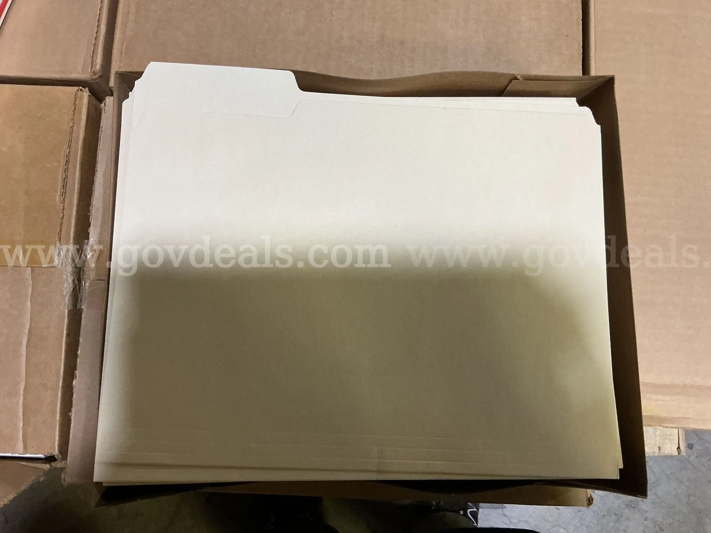 1 3 CUT TAB MANILLA FOLDERS (90 BOXES)