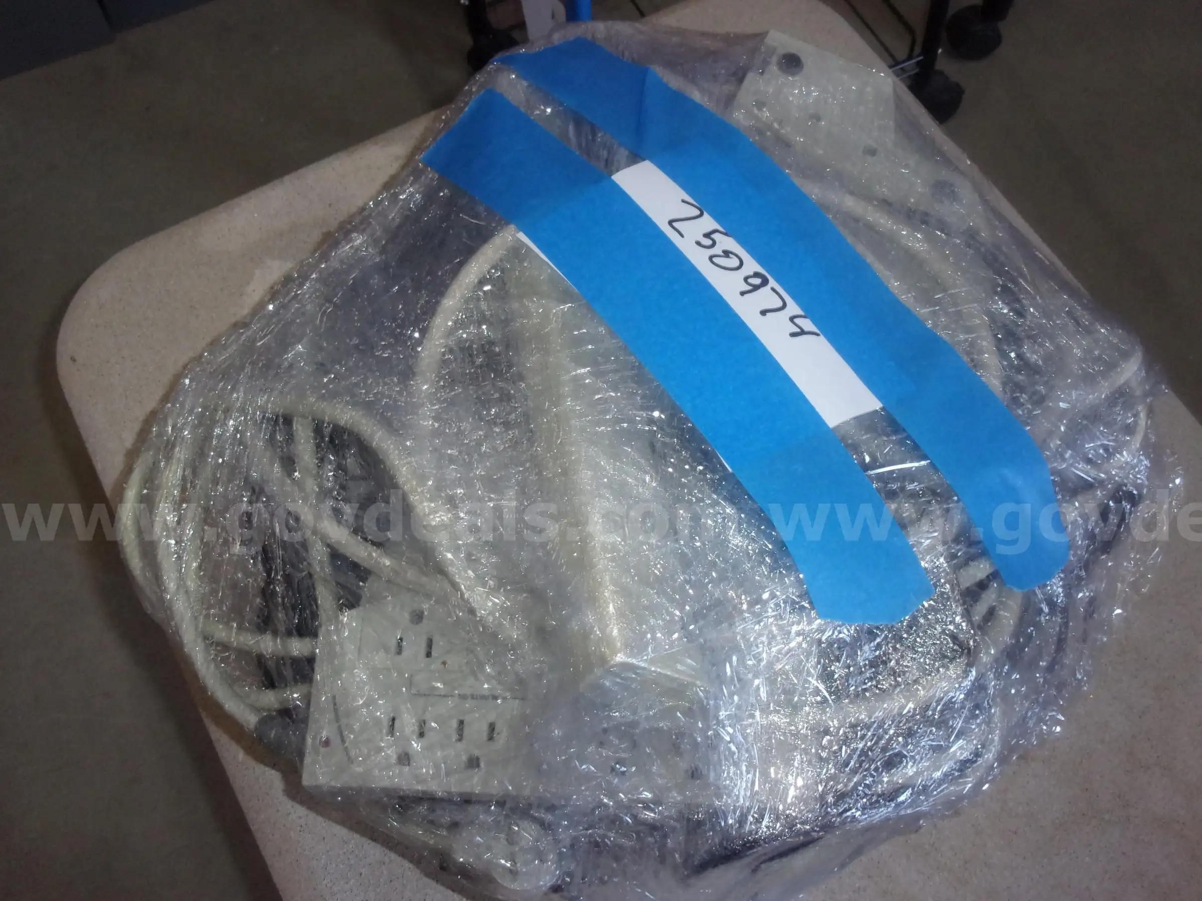 Assorted cords display cables extension cords