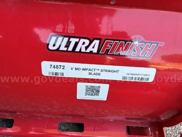 WESTERN 6 MD IMPACT STRAIGHT BLADE