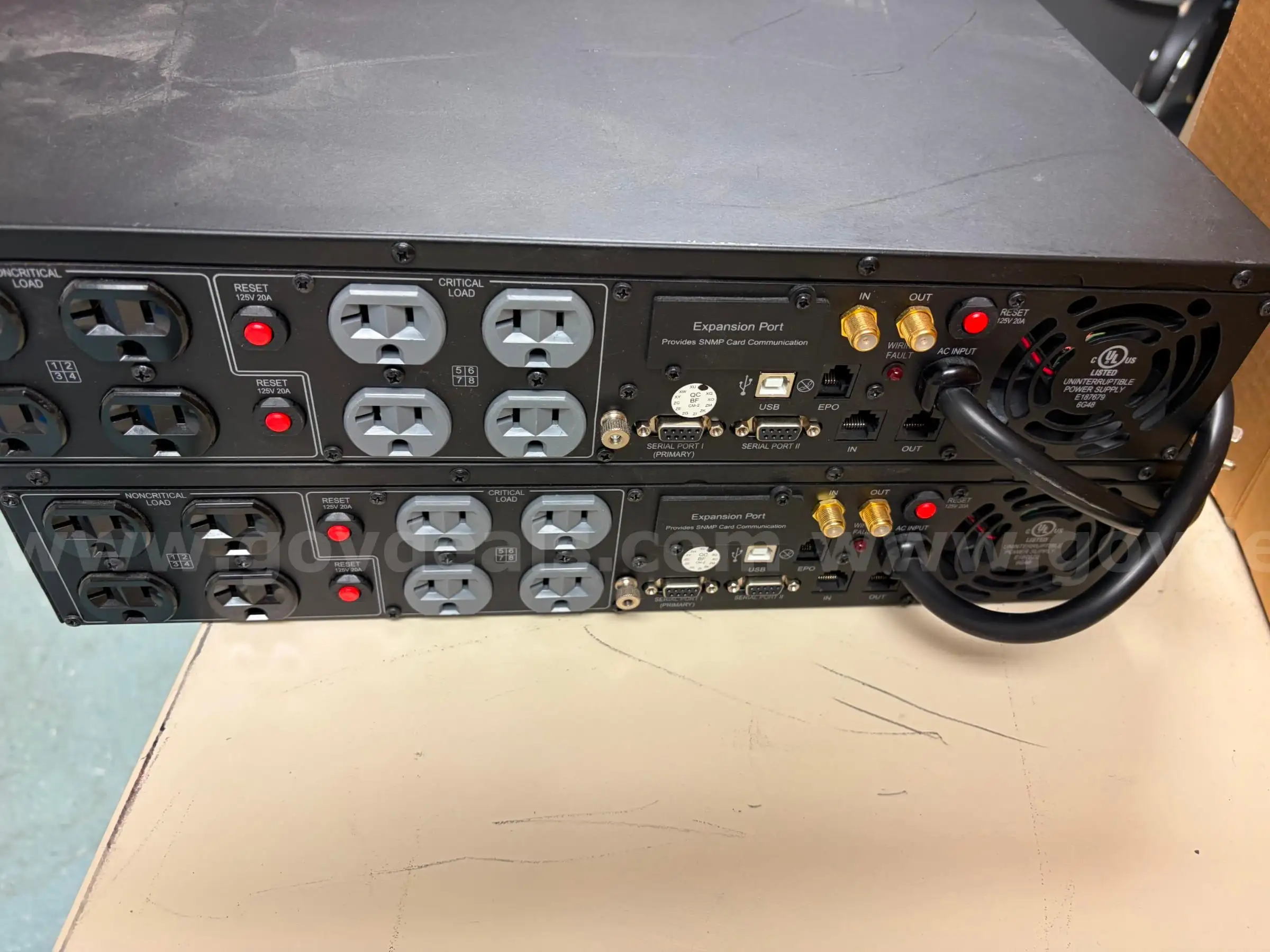 Dell Optiplex Tower Atterotec Input Interface Cyberpower UPS (2) EAW Mixer Lectrosonics Processor (2