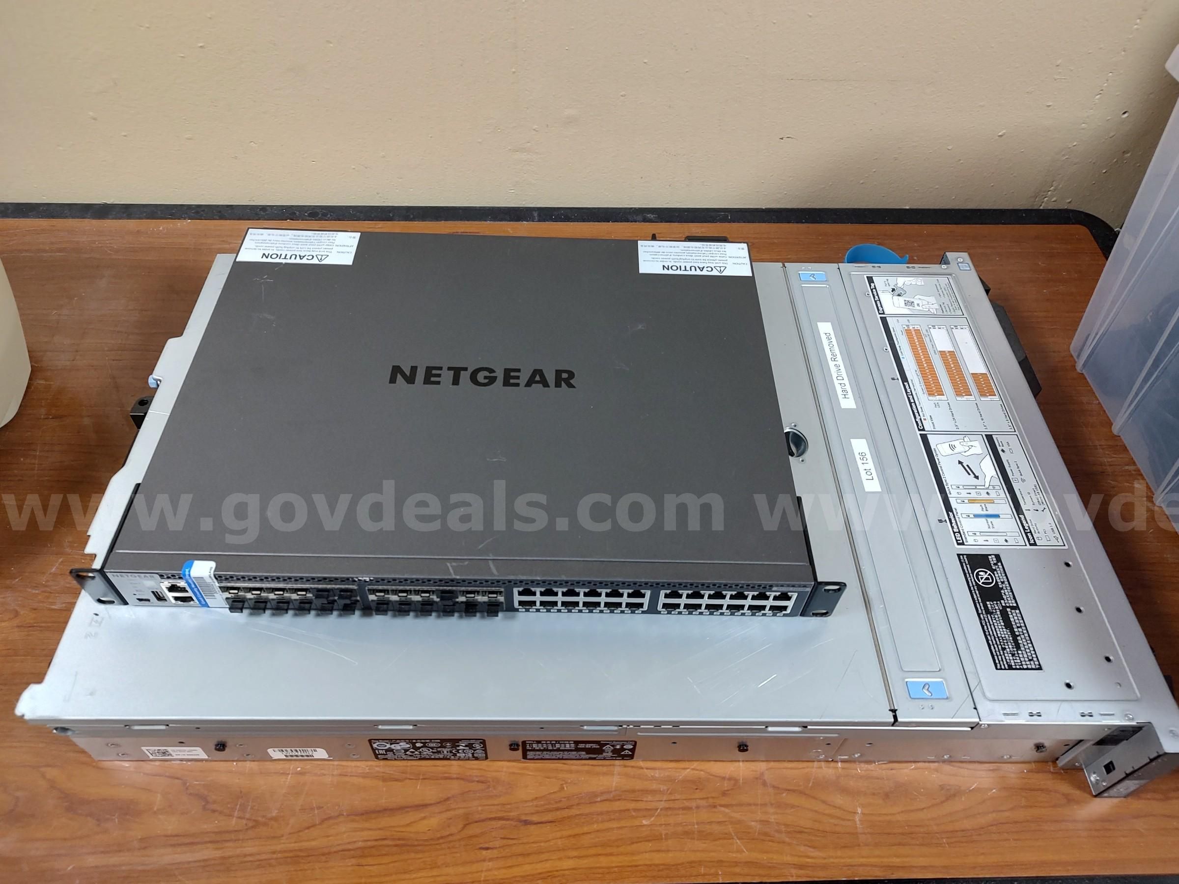 (2 Items Total) One Dell Server and One Netgear Switch